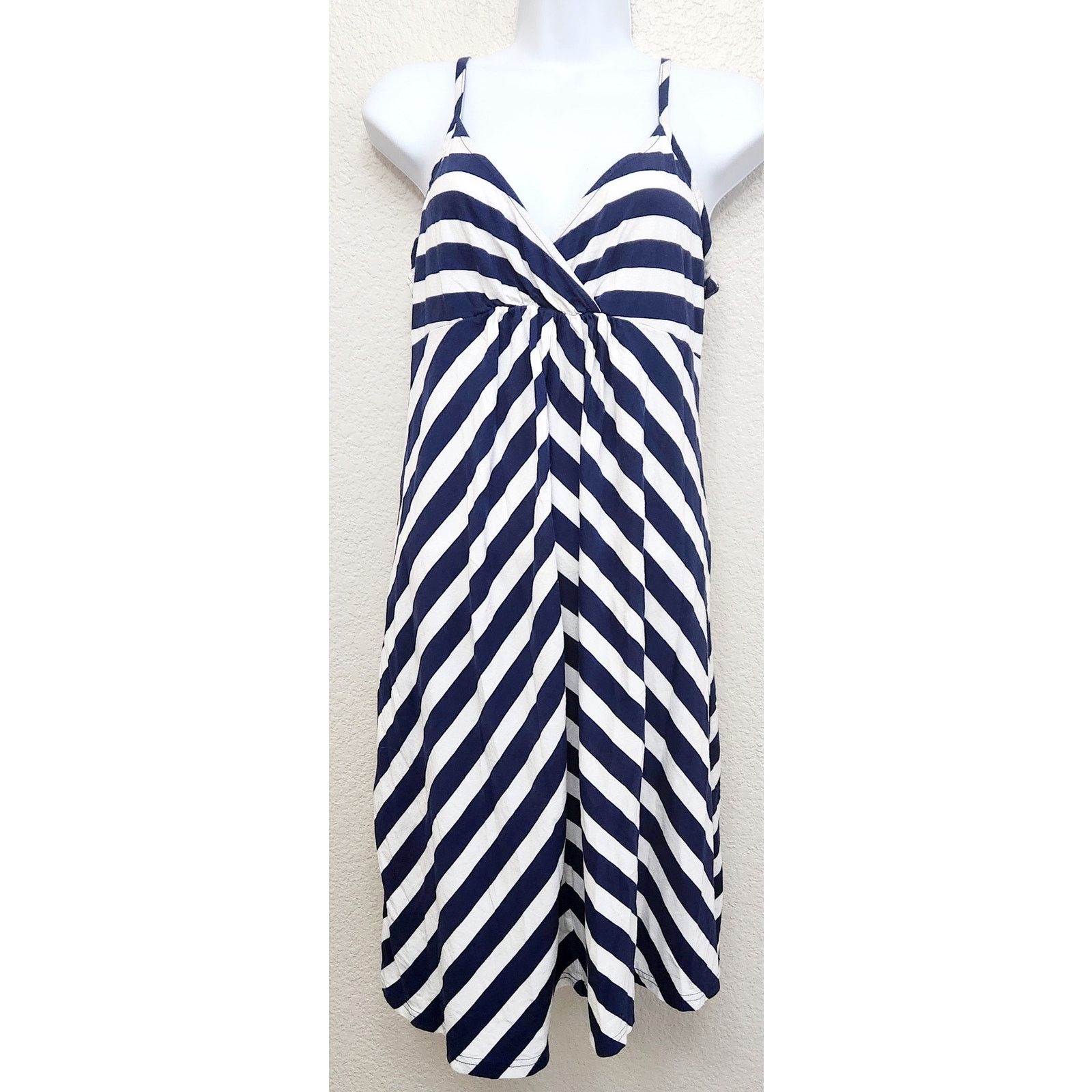 Old Navy Old Navy Maternity Blue White Stripe Crisscross Dress Small Size S / US 4 / IT 40 - 1 Thumbnail