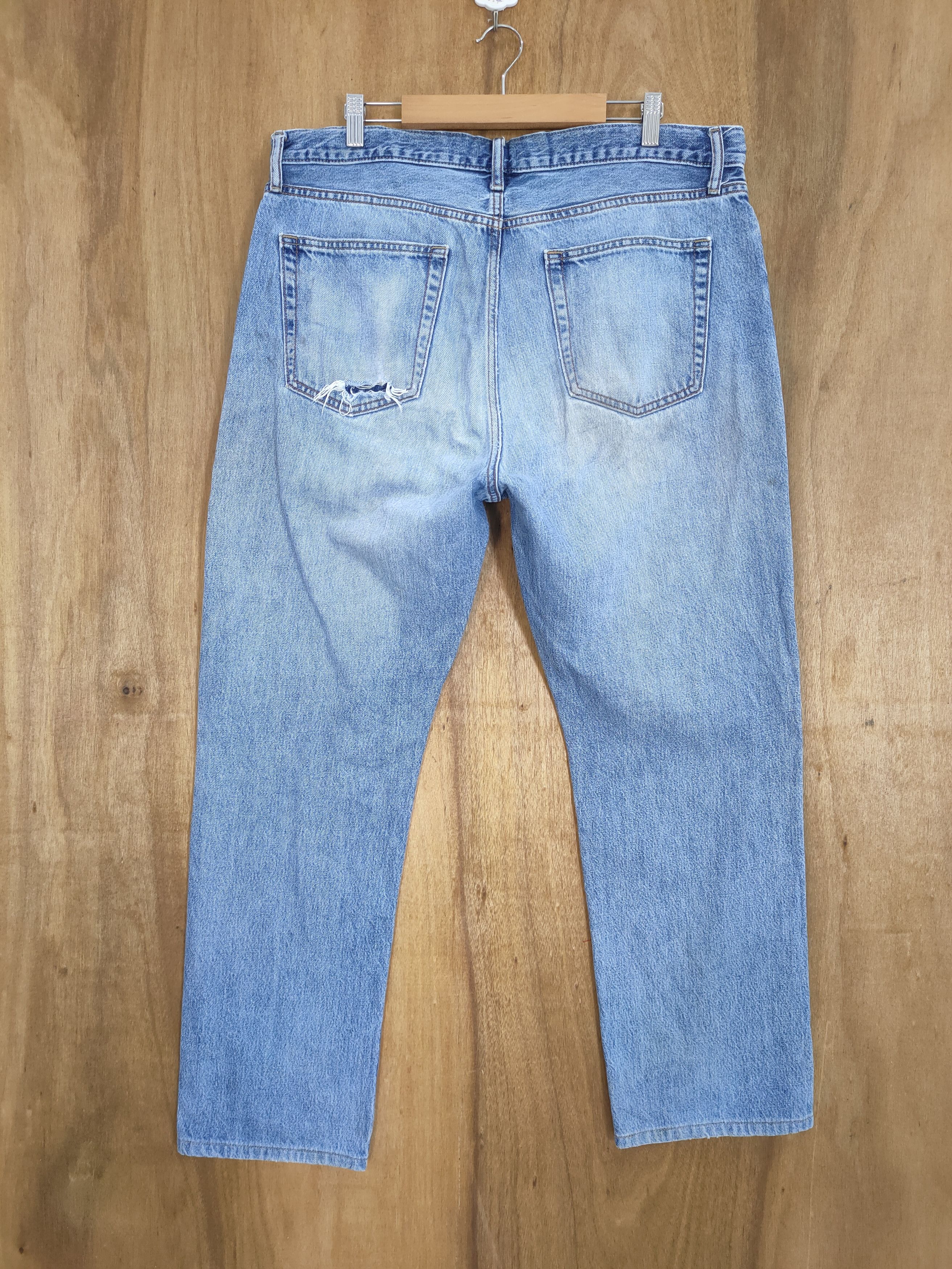 Japanese Brand 36×30 💥 VINTAGE JAPAN BLUE JEAN DENIM PANTS Size US 36 / EU 52 - 2 Thumbnail