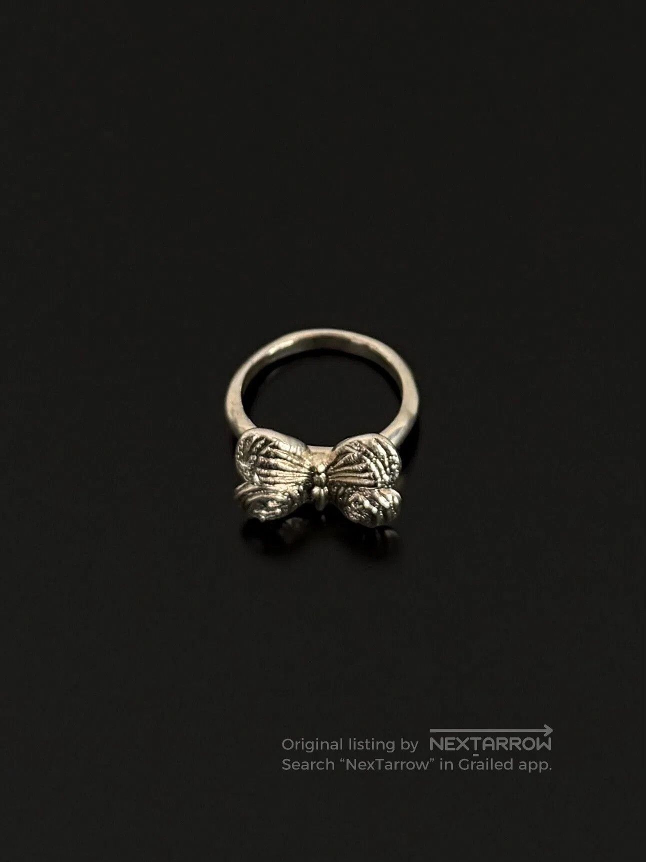 Jean Paul Gaultier Jean Paul Gaultier Butterfly Silver Ring. Size ONE SIZE - 7 Thumbnail