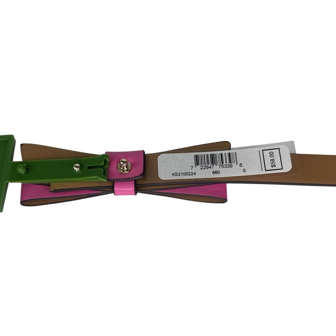 Kate Spade Kate Spade Bow Leather Belt in Pink Small Size ONE SIZE - 4 Thumbnail