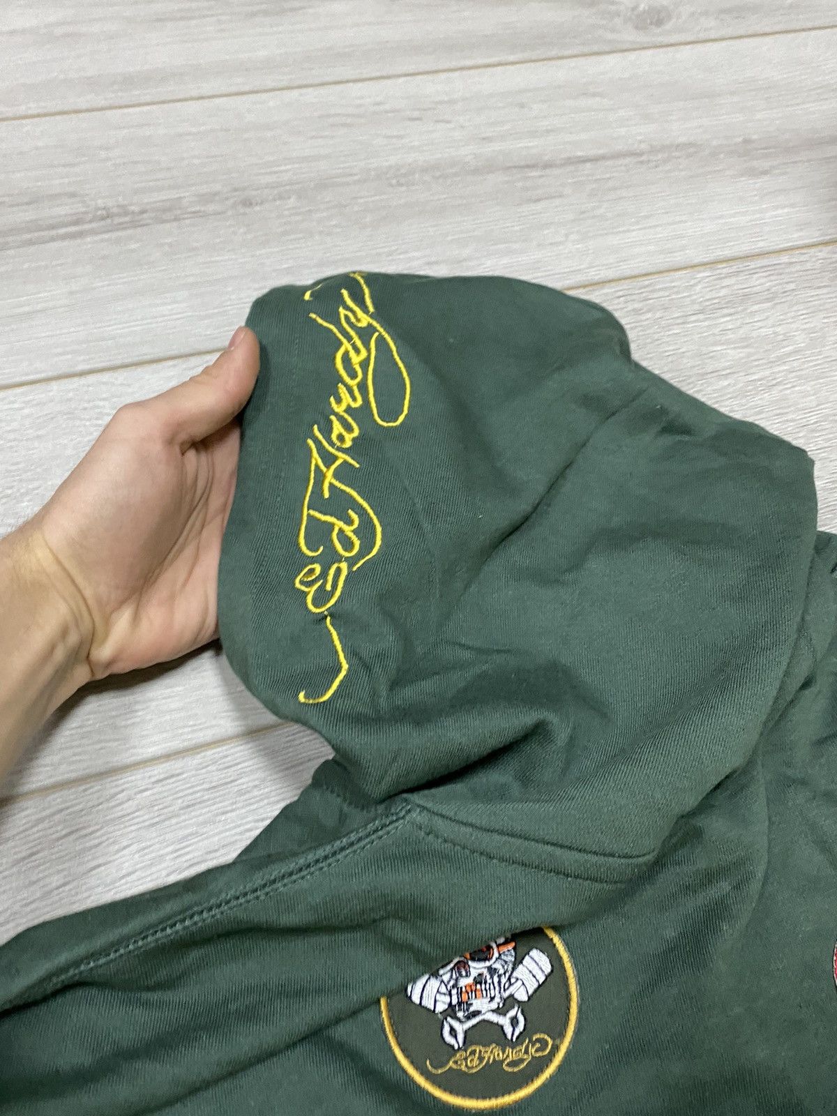 Ed Hardy Ed Hardy 🐶 vintage dogs rule big logo hoodie Size US XXL / EU 58 / 5 - 9 Thumbnail