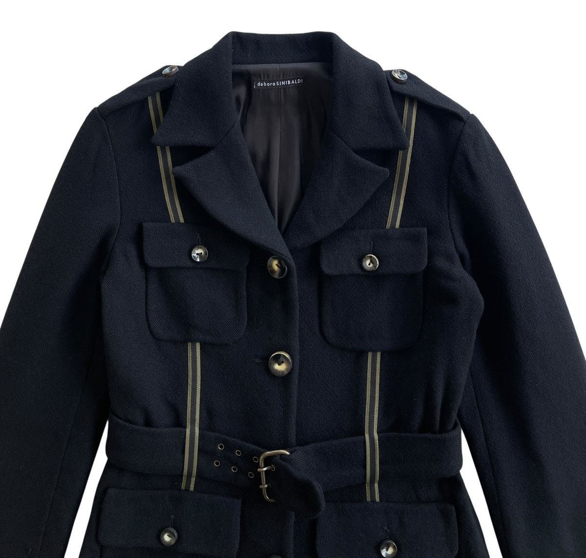 Designer DEBORA SINIBALDI Belted Safari Jacket Size S / US 4 / IT 40 - 2 Thumbnail