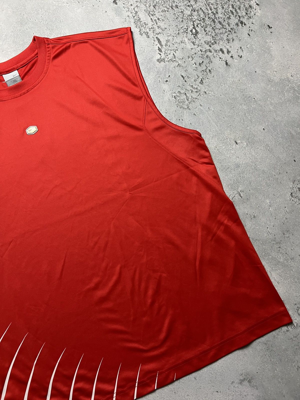 Nike Nike TN Spell Out Vintage Sleeveless T-Shirt Tuned dril rare Size US XXL / EU 58 / 5 - 3 Thumbnail