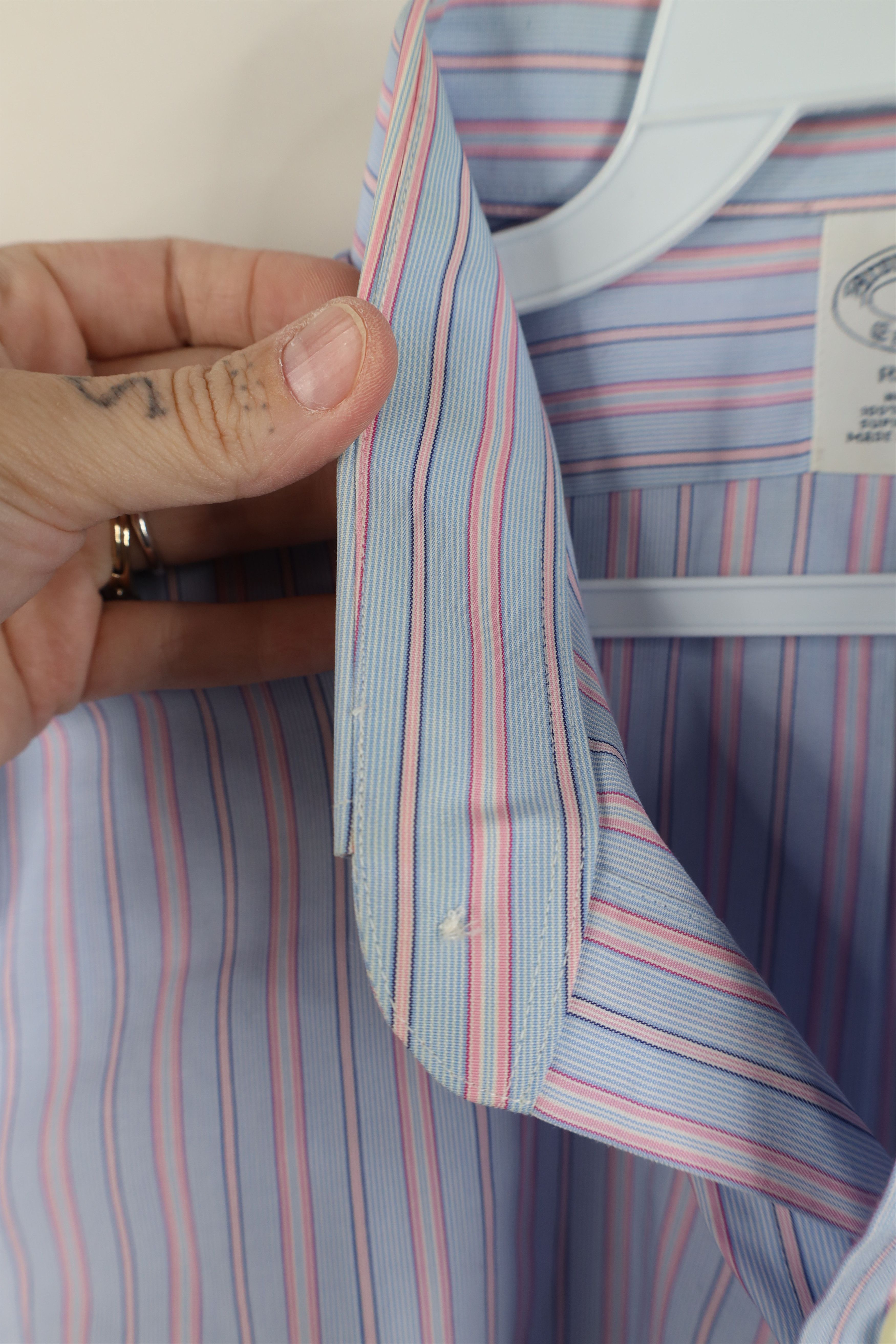 Brooks Brothers Vintage Brooks Brothers Cuff Striped Button Shirt Cotton Size US M / EU 48-50 / 2 - 8 Thumbnail