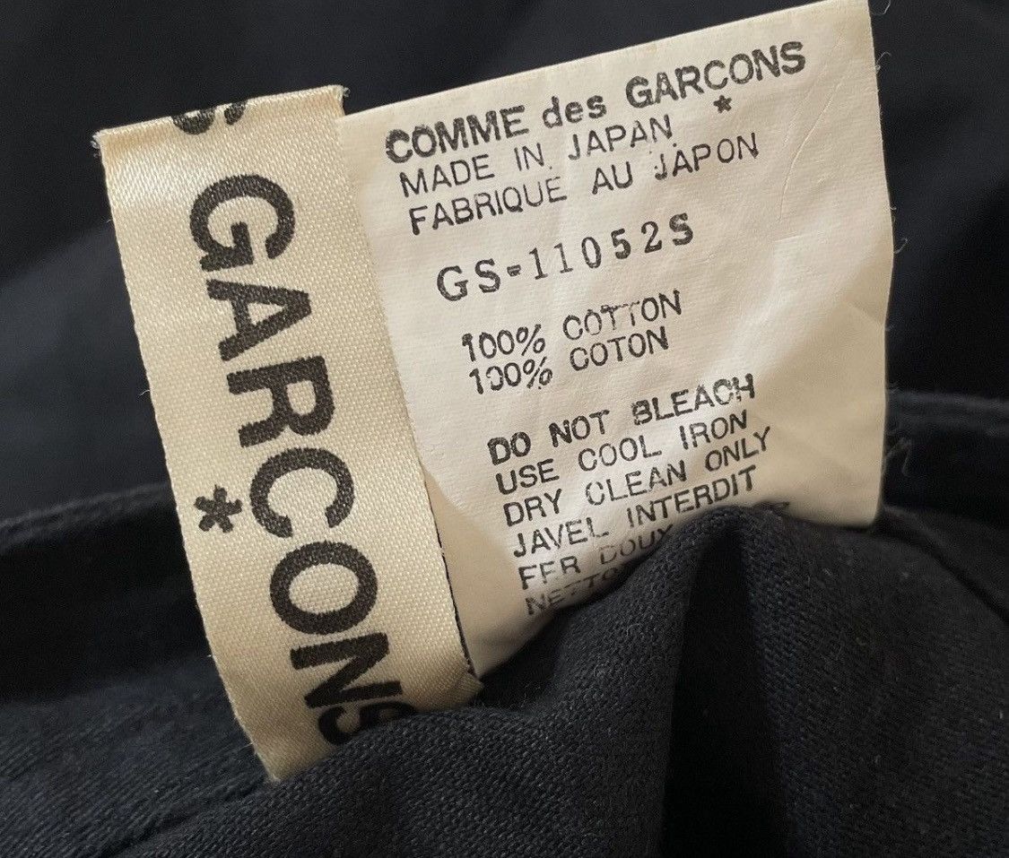 Comme des Garcons Vintage comme des garcons black skirt Size 22" - 2 Thumbnail