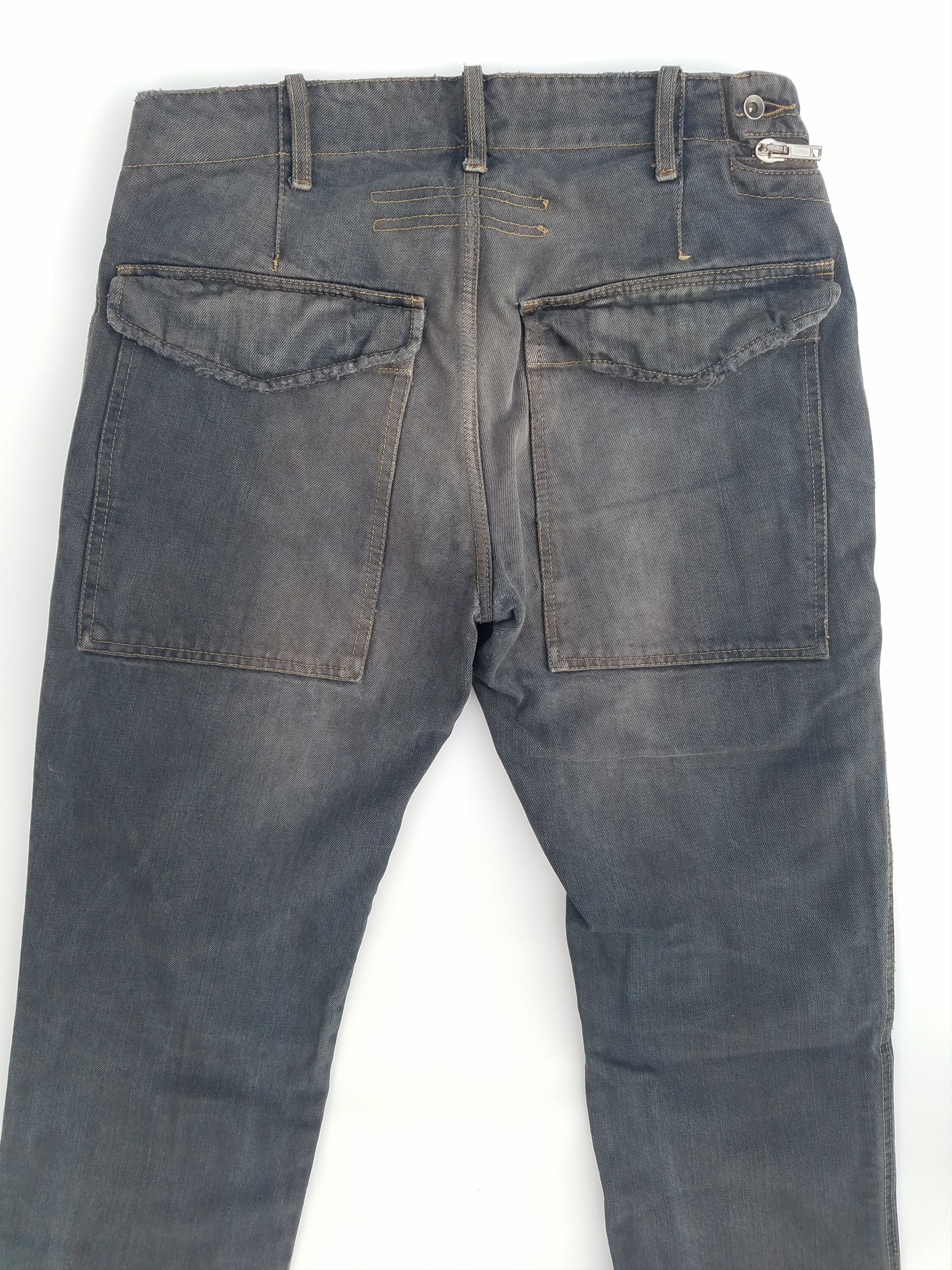 Rick Owens Drkshdw OG Aircut (Double Layered) Jeans Size US 31 - 5 Thumbnail