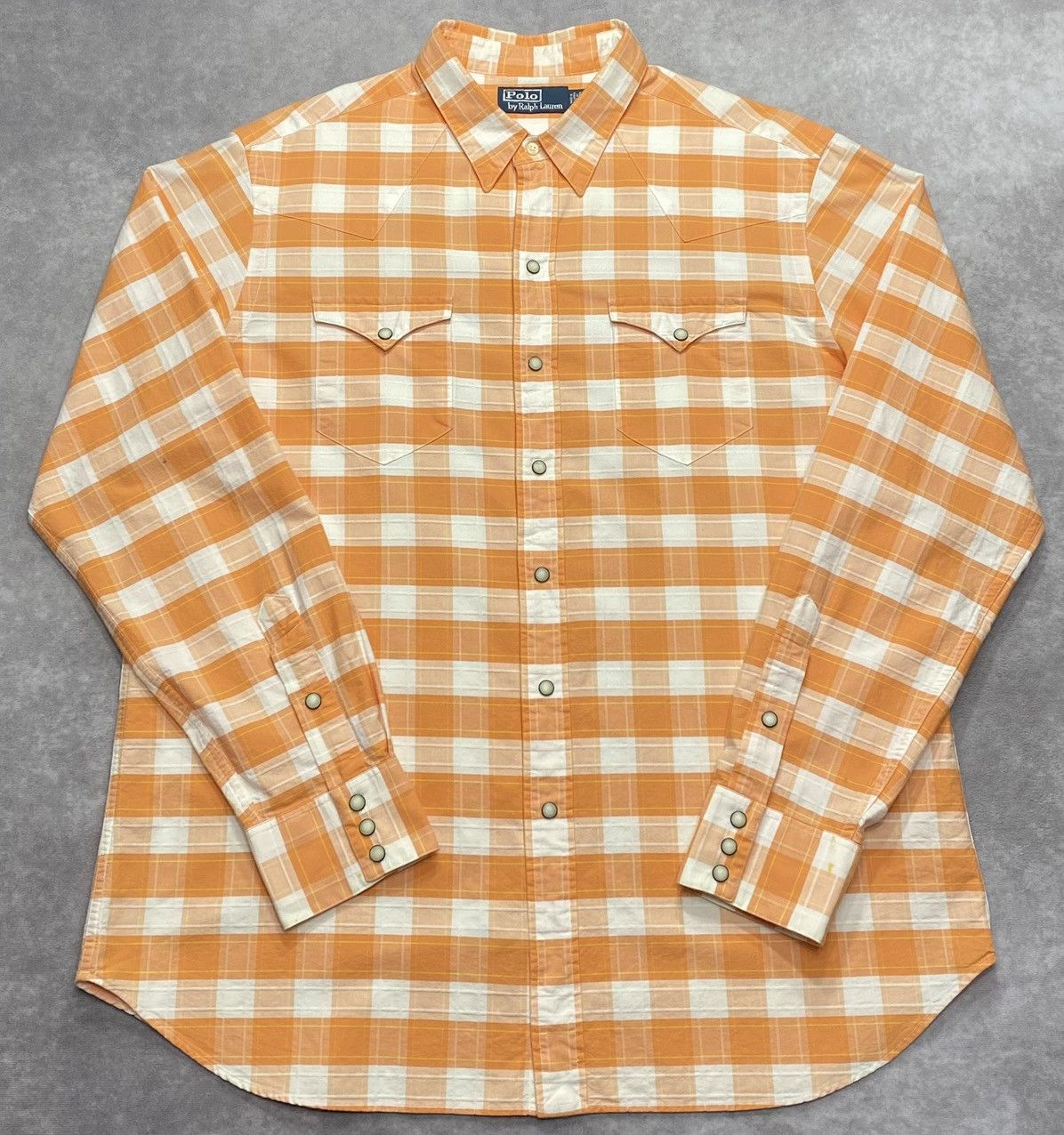 Polo Ralph Lauren Vintage Polo Ralph Lauren Western Cowboy Style Snap Shirt Size US XL / EU 56 / 4 - 1 Thumbnail