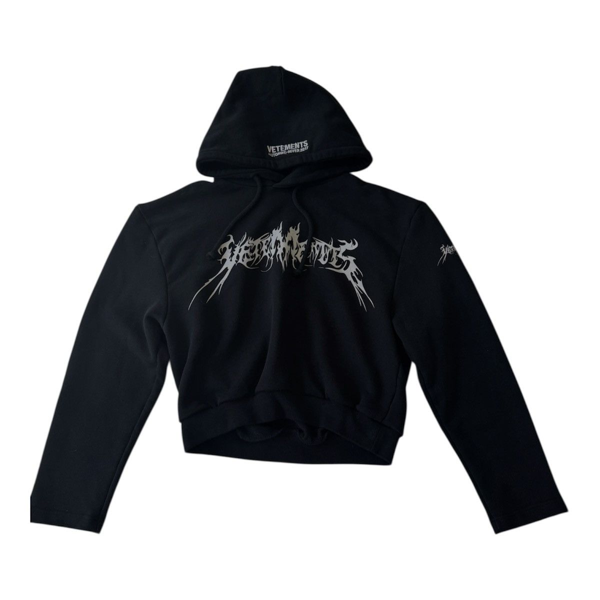 Vetements 2017 Vetements TFD Total Fucking Darkness Zip Up Hoodie