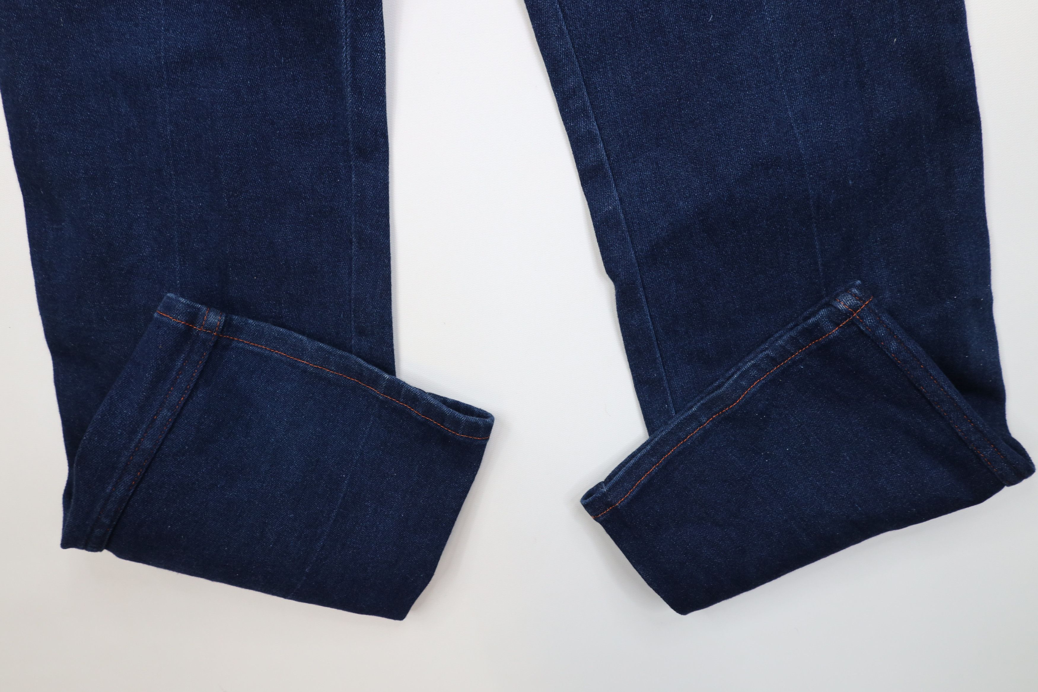 Vintage Vintage 70s Streetwear Flared Wide Leg Denim Jeans Blue USA Size 34" / US 12 / IT 48 - 5 Thumbnail