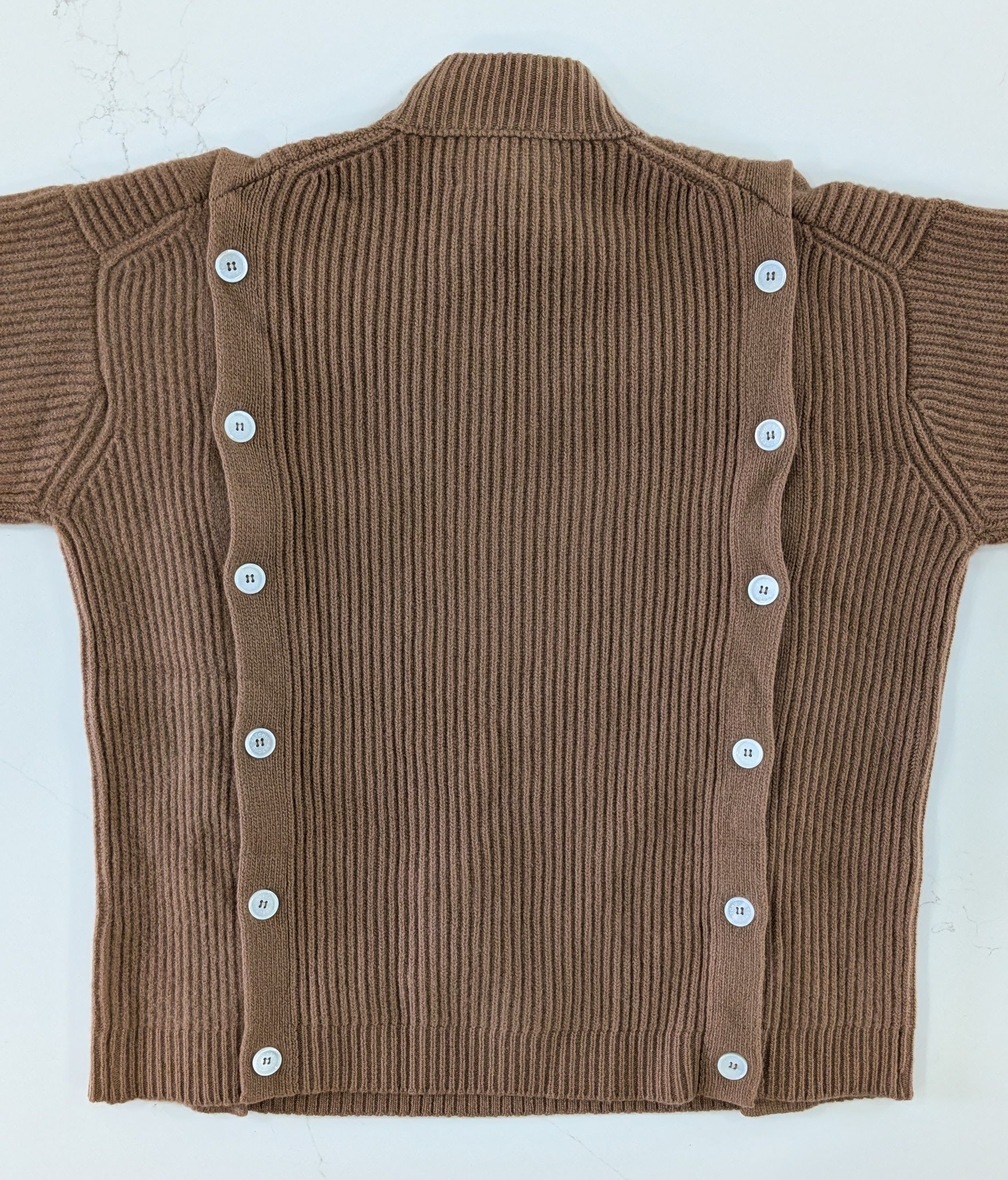 Other Setchu Wool Cashmere Button Cardigan Beige Brown Size 2 M Size US M / EU 48-50 / 2 - 2 Thumbnail