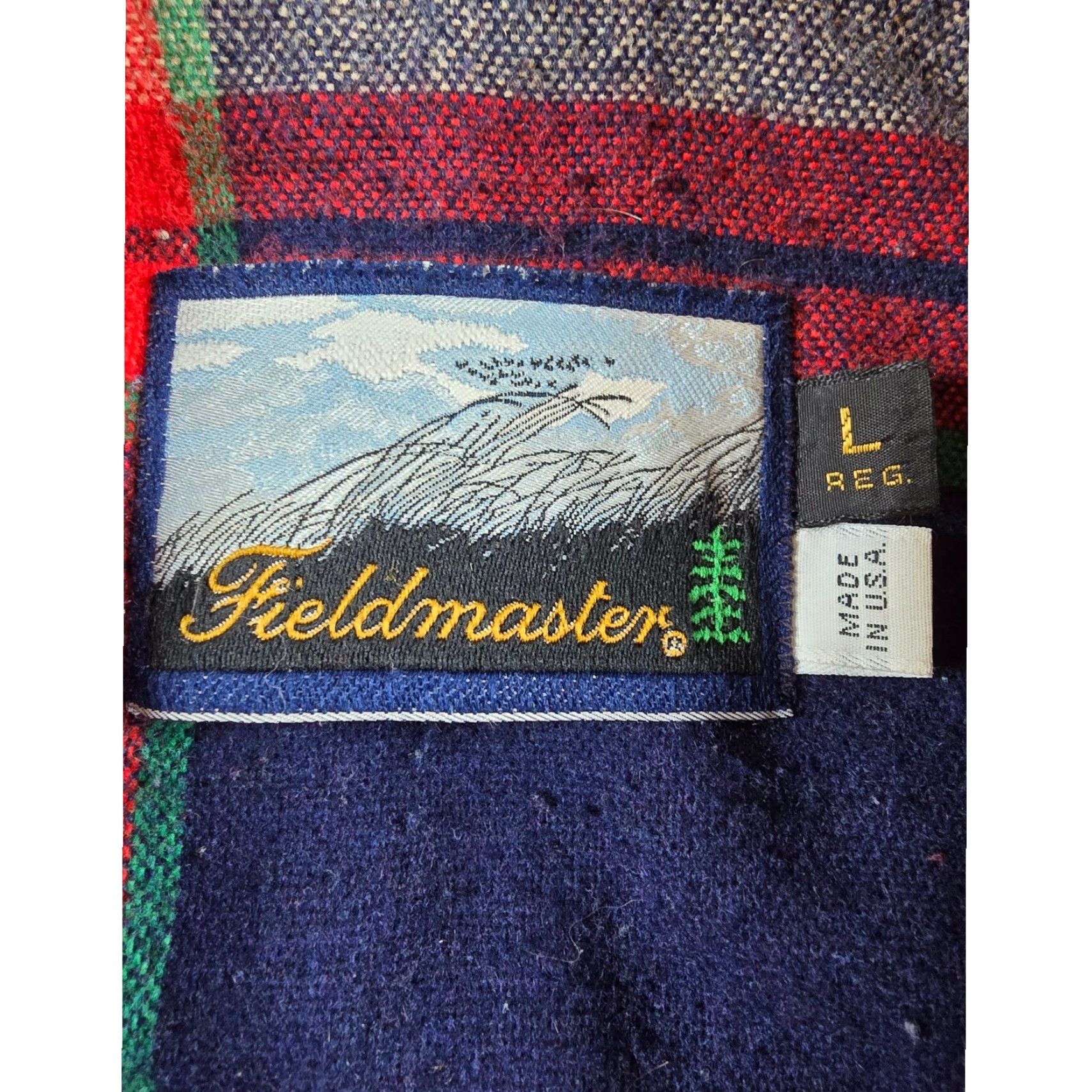 Vintage VINTAGE Fieldmaster Chore Jacket Mens L Gray Corduroy Plaid Weathergear Lined Pockets USA Made Size US L / EU 52-54 / 3 - 3 Thumbnail