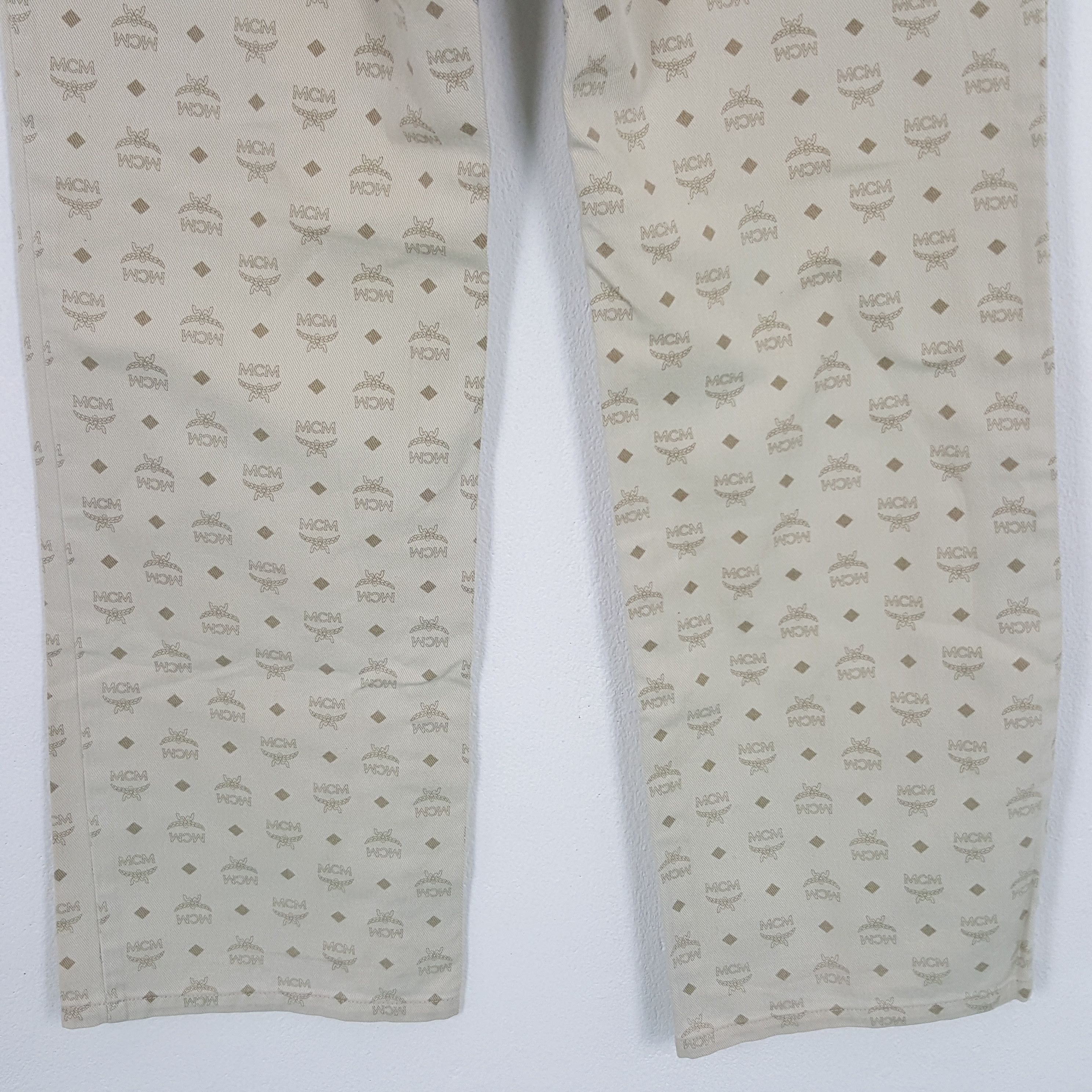 MCM × Vintage Vintage MCM Legere Monogram Pants Size US 29 - 6 Thumbnail