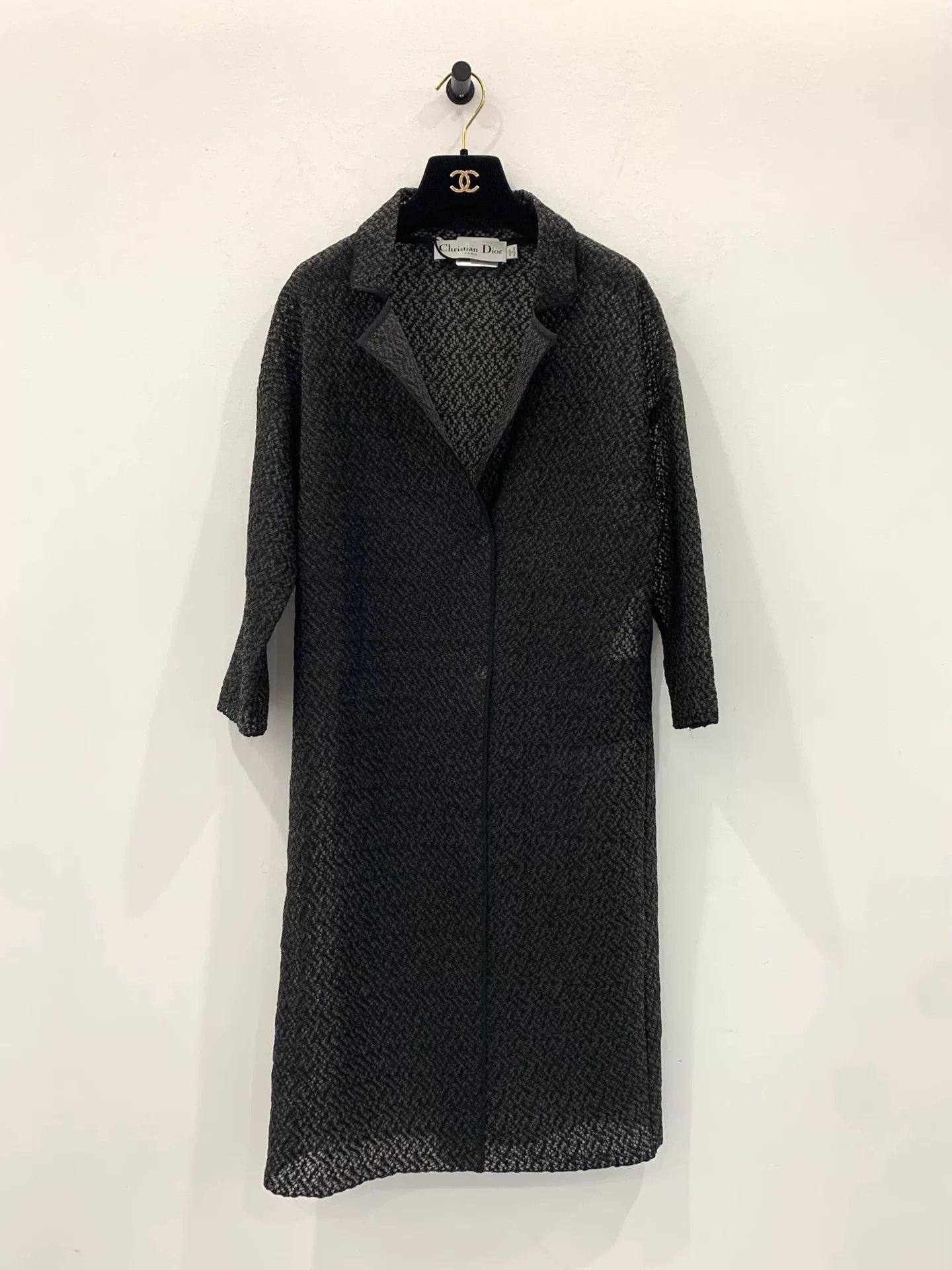 Dior black lace outer coat for women Size US S / EU 44-46 / 1 - 1 Thumbnail
