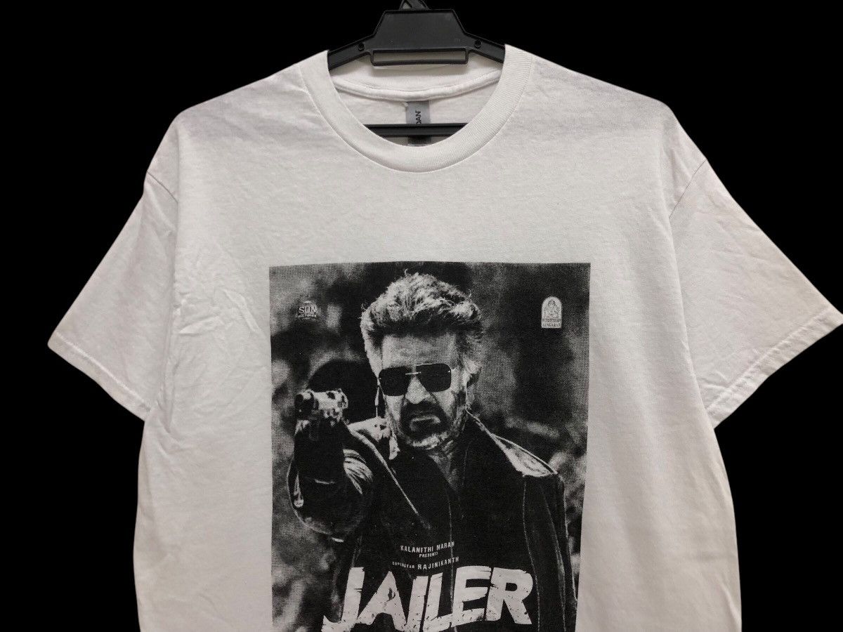 Gildan RARE 🔥 JAILER SUPER⭐️ RAJINIKANTH MOVIE PROMO BY YORK CINEMA Size US M / EU 48-50 / 2 - 3 Thumbnail