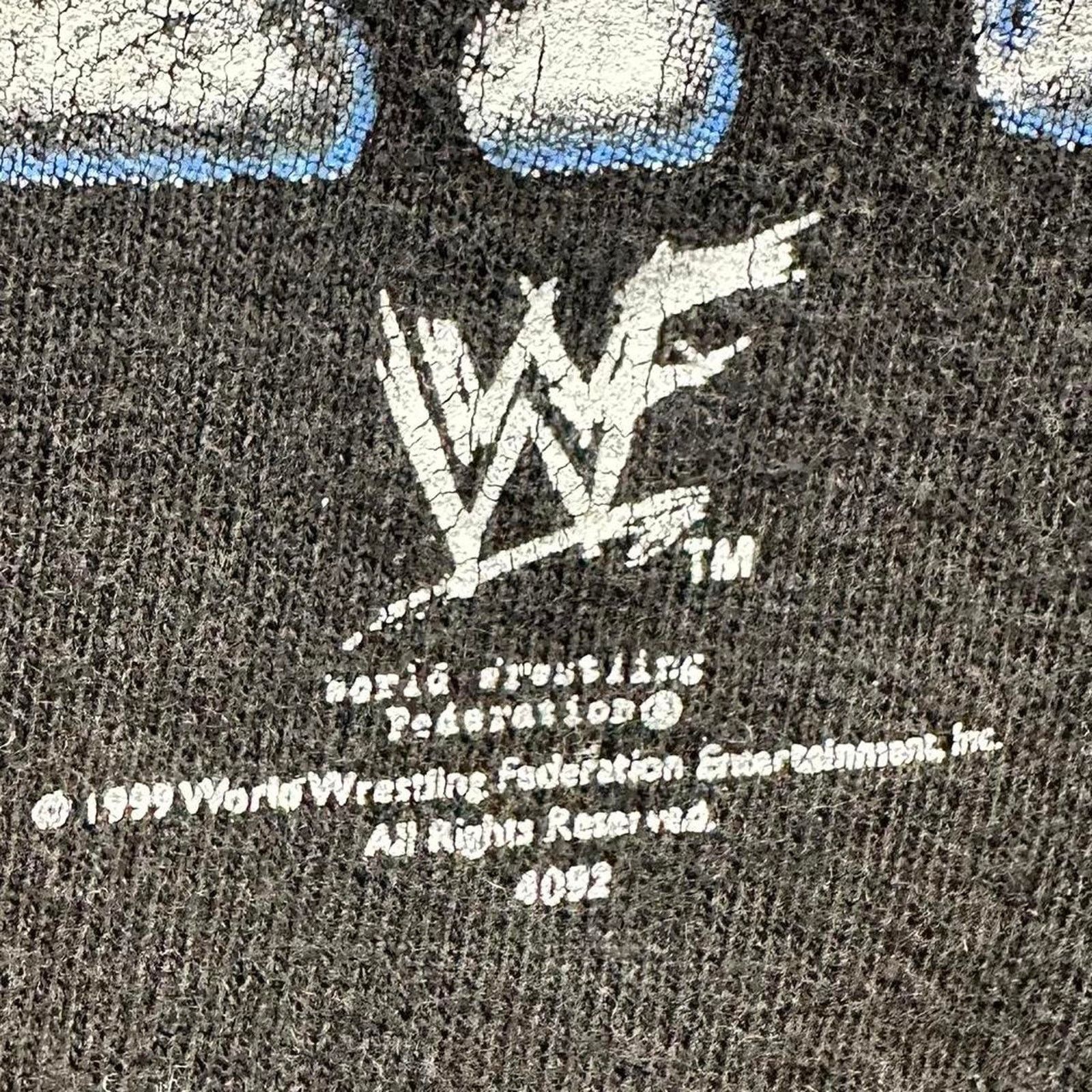 AAA Vintage 1999 wwf stone cold Size US XL / EU 56 / 4 - 3 Thumbnail