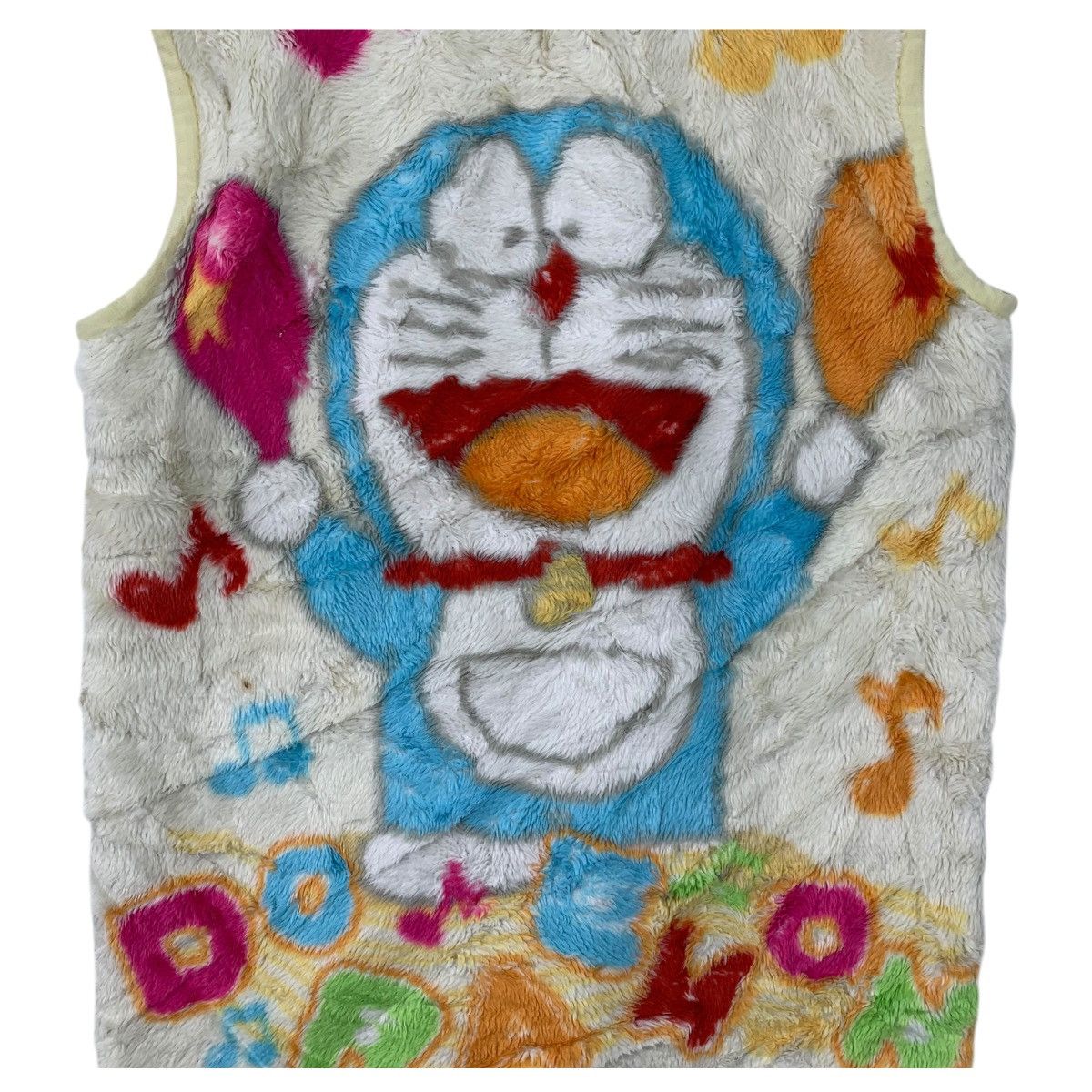 Anime × Japanese Brand × Vintage Vintage DORAEMON BANDAI Japanese Cartoon Fleece Vest Jacket Size US S / EU 44-46 / 1 - 4 Thumbnail
