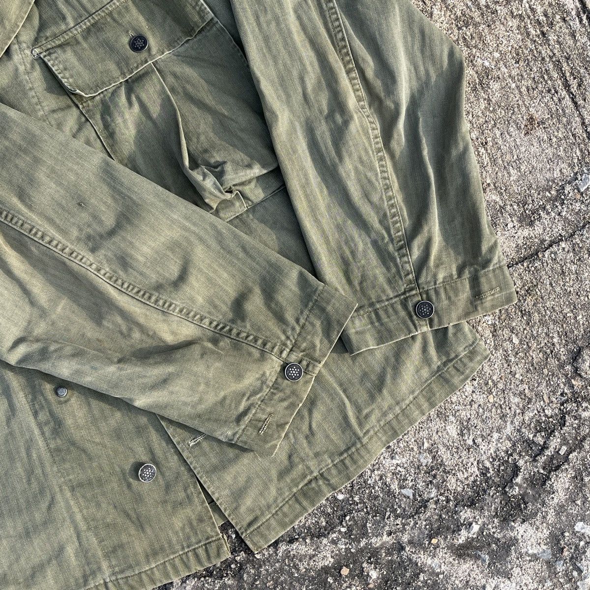 Vintage Vintage WW2 Hbt Military Army Jacket Size US S / EU 44-46 / 1 - 11 Thumbnail
