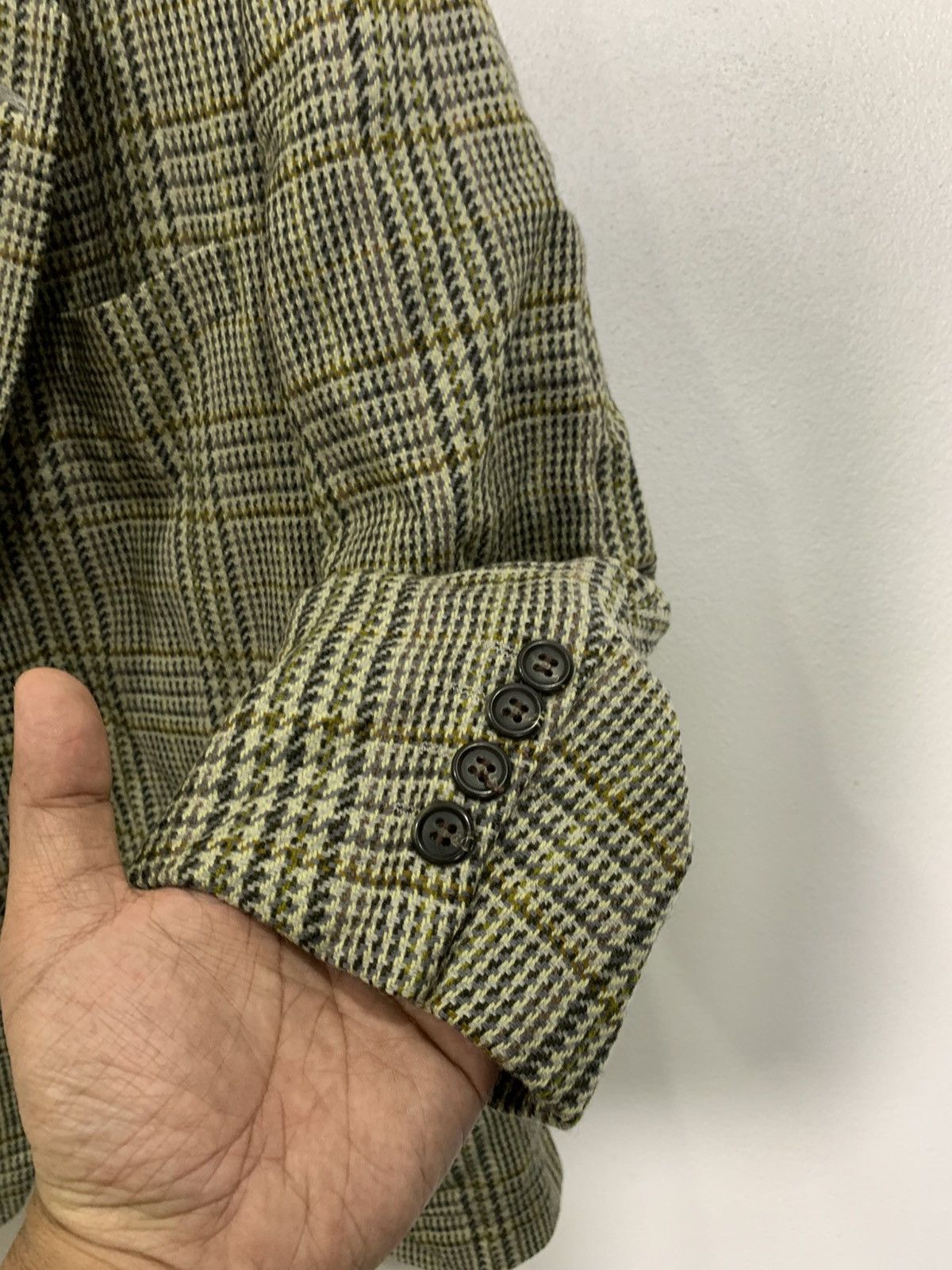 Vintage GIVENCHY PARIS TARTAN Blazer Jacket YABA STYLE Size US M / EU 48-50 / 2 - 7 Thumbnail