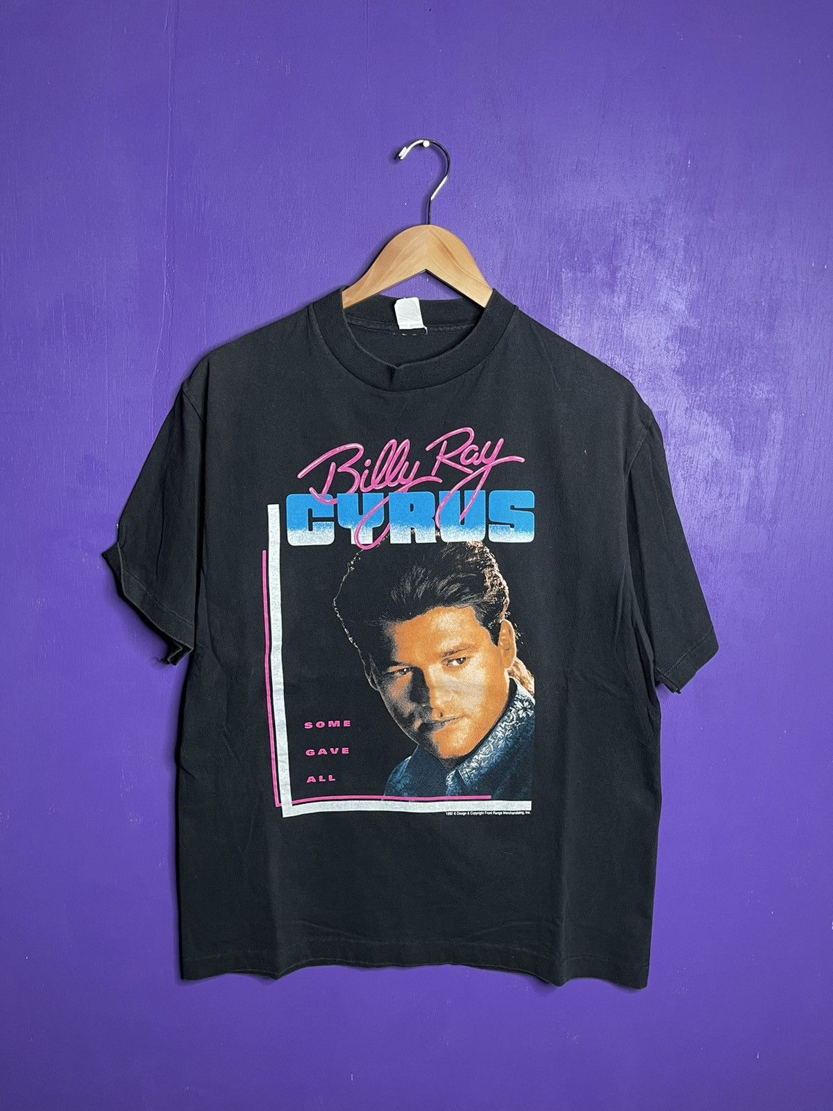 Vintage 1992 Billy Ray Cyrus achy breaky heart tour t-shirt