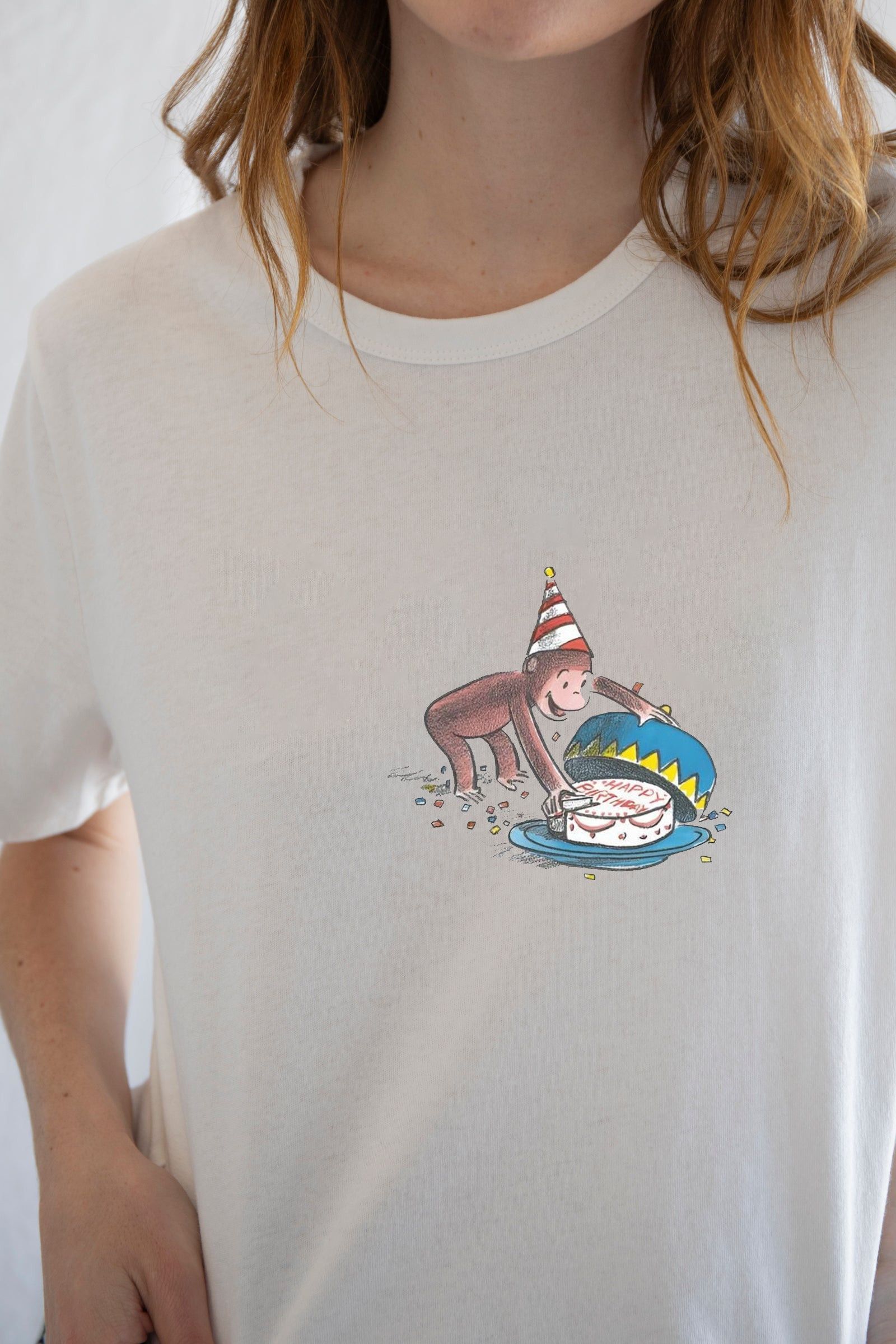 Vintage Birthday Cake Tee – Retro Coquette Birthday Girl Shirt Size M / US 6-8 / IT 42-44 - 1 Thumbnail
