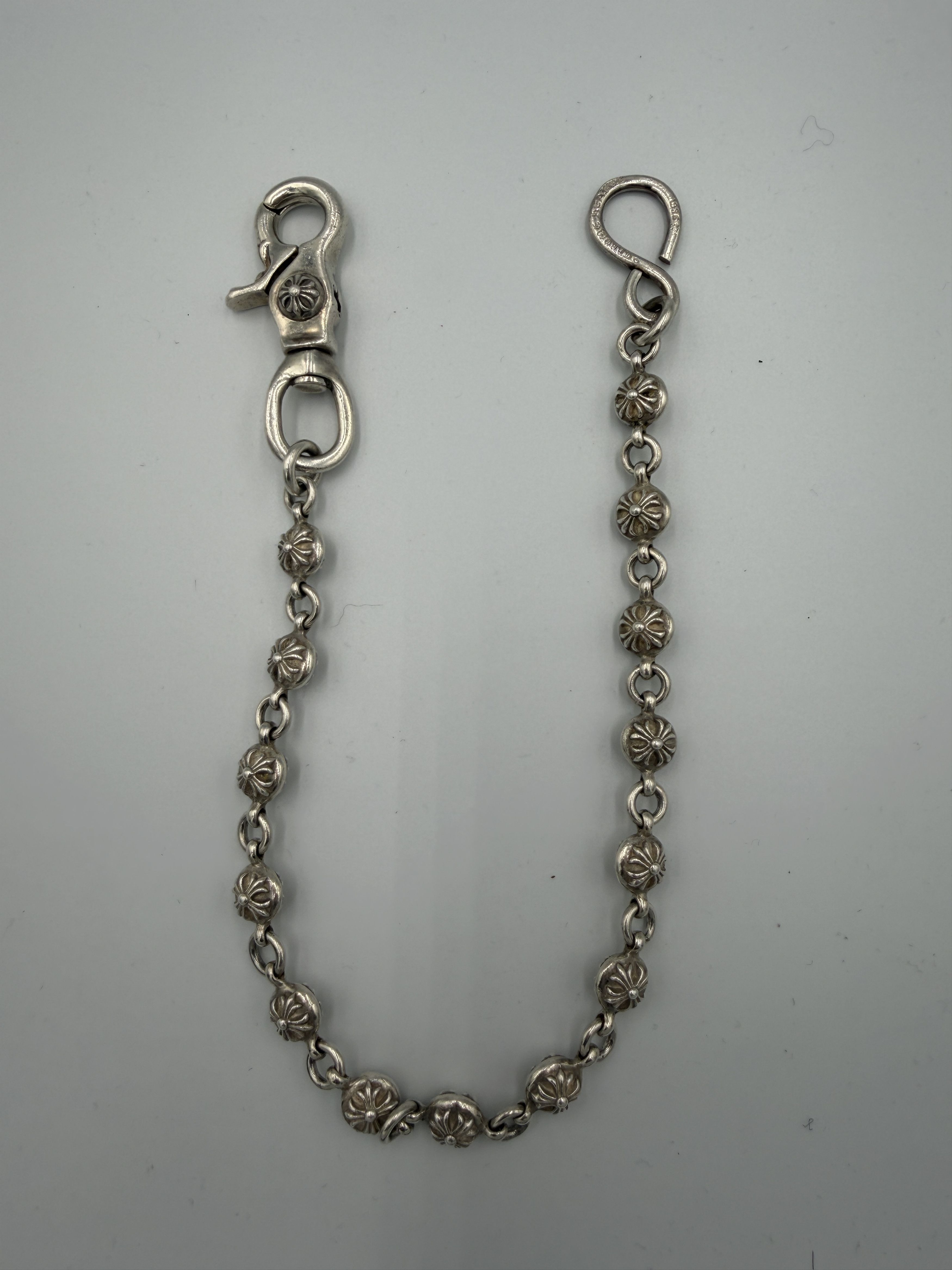 Chrome Hearts Chrome Hearts Silver Cross Ball Wallet Chain Size ONE SIZE - 1 Thumbnail