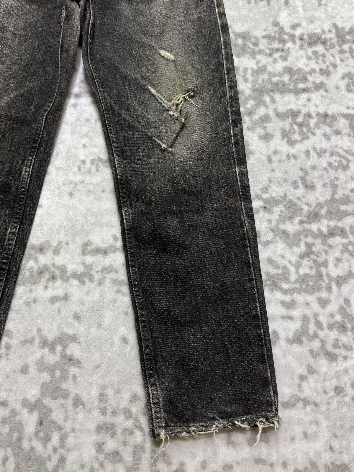 Levi's Vintage Levi’s 603 Acid Wash Distressed Tapered Leg Jeans Size US 28 / EU 44 - 6 Thumbnail