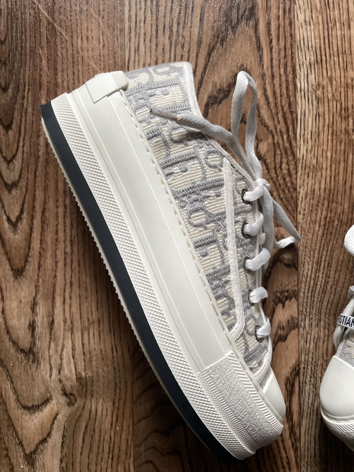 Christian Dior Monsieur CHRISTIAN DIOR - Walk'N'Dior Canvas Low-Top Sneakers Size US 5 / IT 35 - 3 Thumbnail