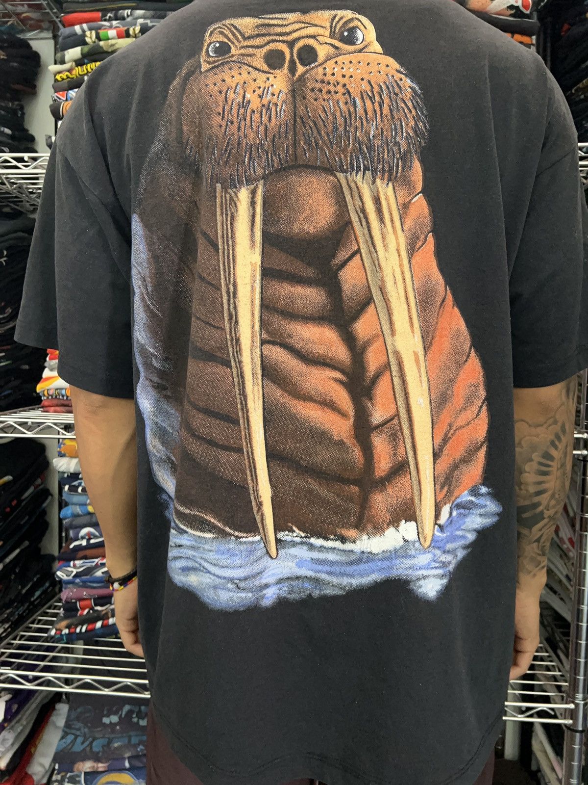 Habitat 90s Walrus Nature Save The Planet Tee Size US XL / EU 56 / 4 - 3 Thumbnail