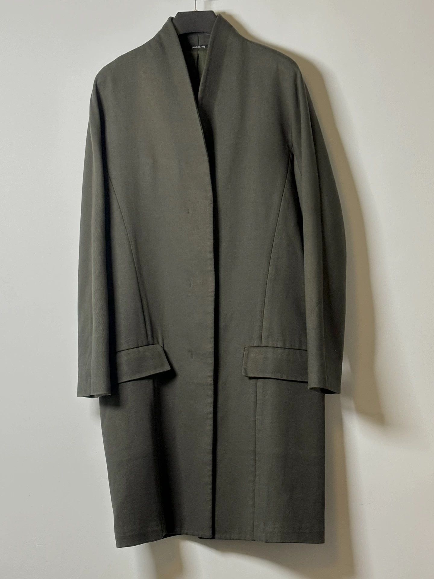 Maison Margiela Margiela S/S 2016 Women's Collarless Coat 40 Size S / US 4 / IT 40 - 2 Thumbnail
