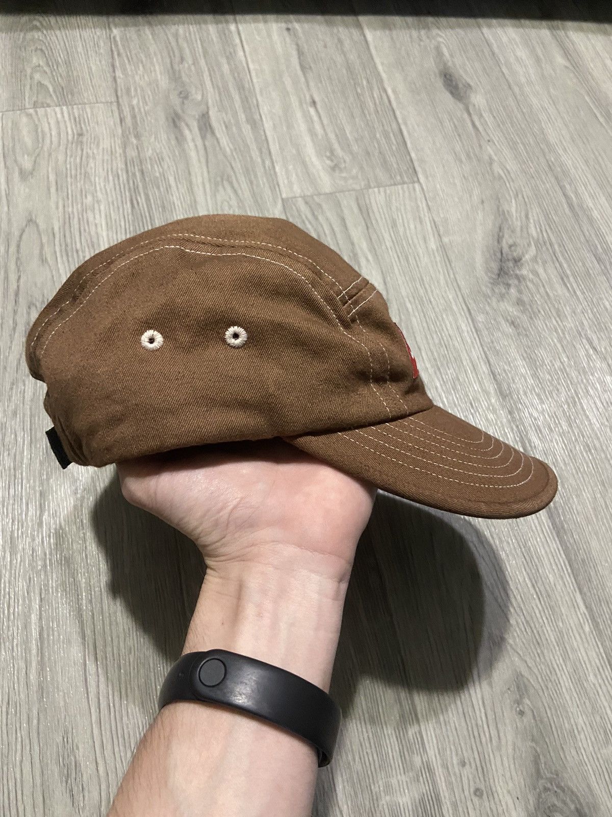 Supreme Supreme Box Logo 6 Panel Brown Cap Size ONE SIZE - 3 Thumbnail