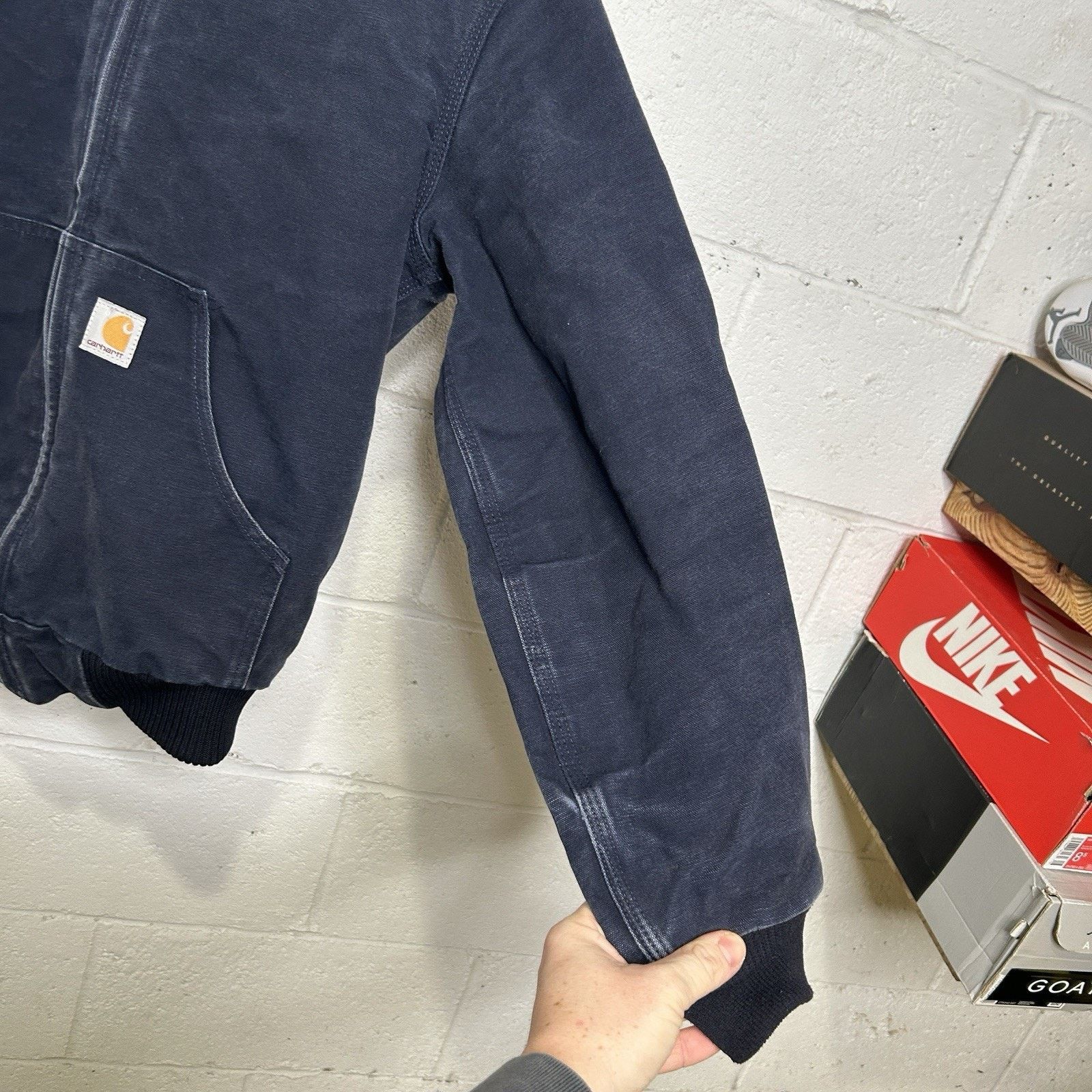 Carhartt Carhartt Quilted Active Jacket “Dark Navy” J140 DNY Size US S / EU 44-46 / 1 - 7 Thumbnail