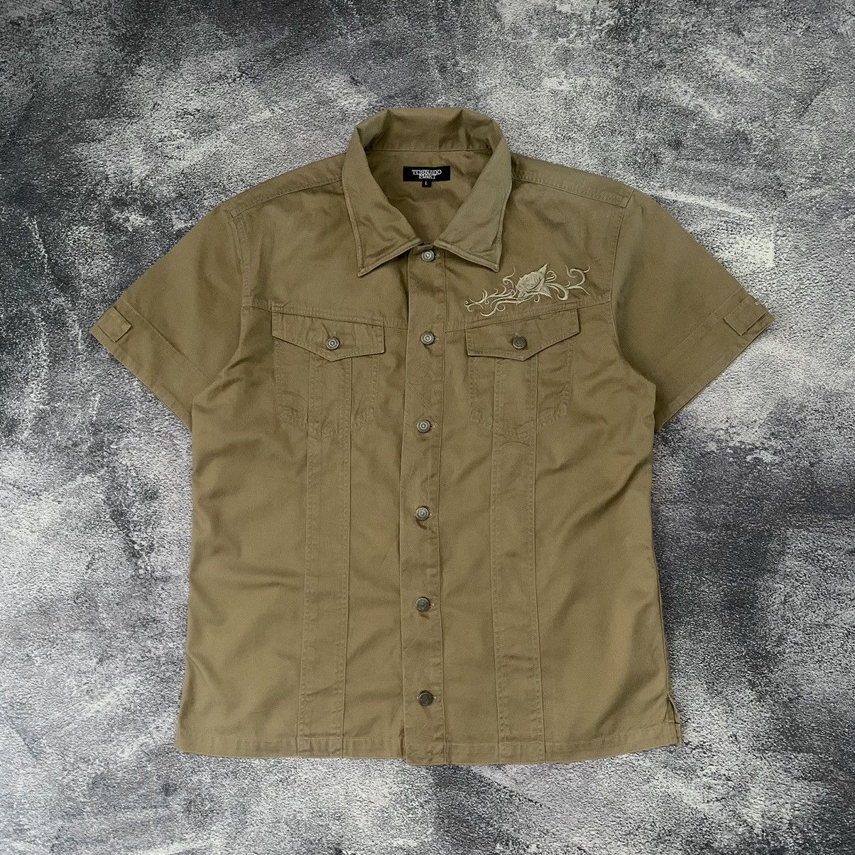 Japanese Brand TORNADO MART EMBROIDERED SHIRT Size US L / EU 52-54 / 3 - 1 Thumbnail