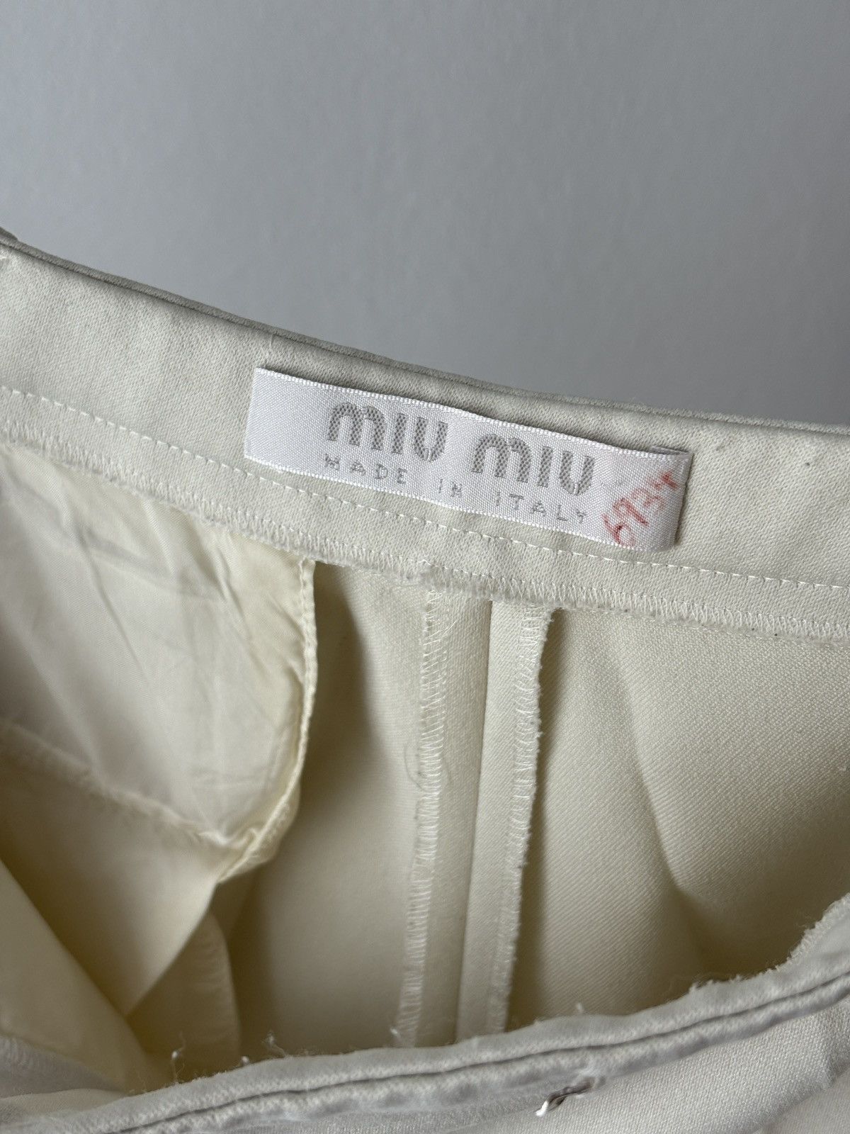 Miu Miu Miu Miu 1997 two piece ivory suit Size S / US 4 / IT 40 - 10 Thumbnail