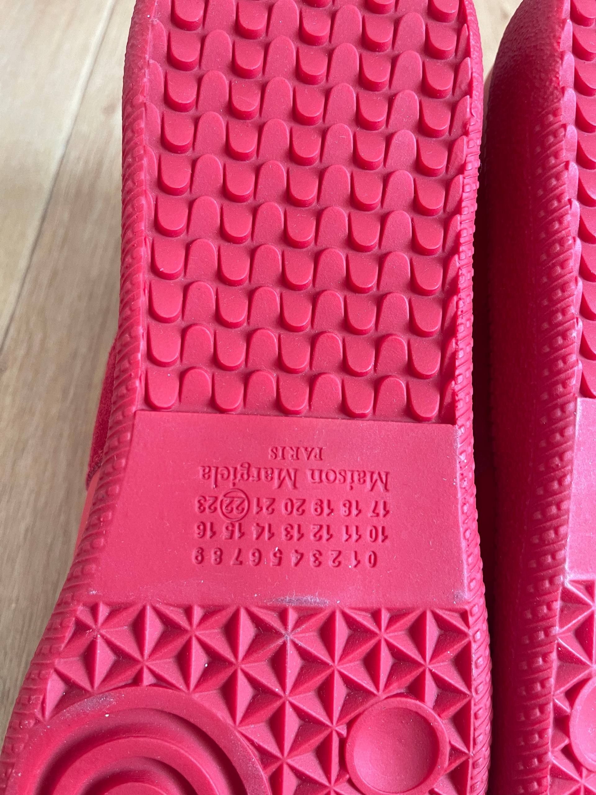 Maison Margiela Maison Martin Margiela MMM Low tTop Replica Red Sneaers Sz42 Size US 9 / EU 42 - 5 Thumbnail