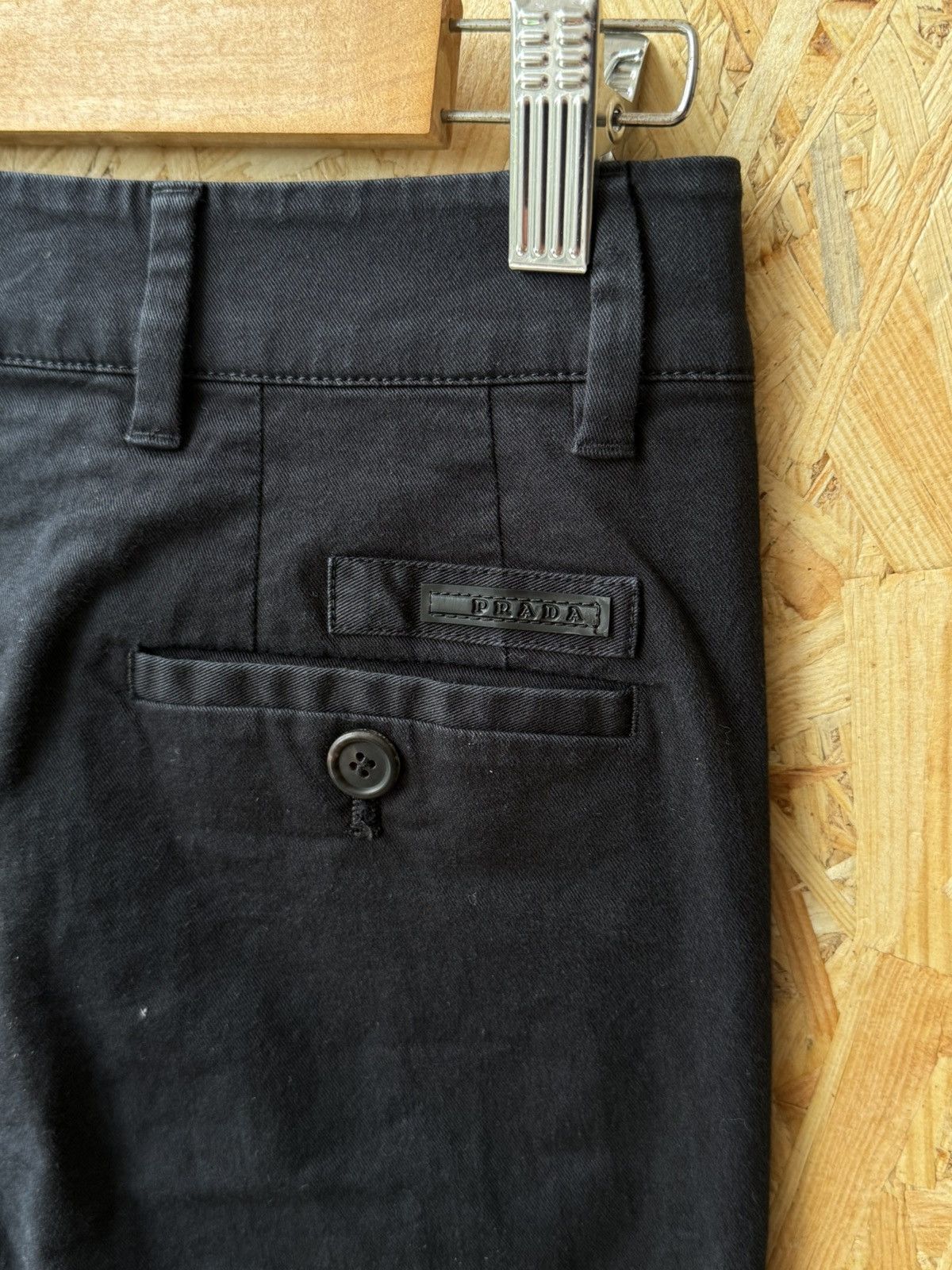 Prada Prada Milano Women’s cotton pants Black label size 40 Size 27" / US 4 / IT 40 - 9 Thumbnail
