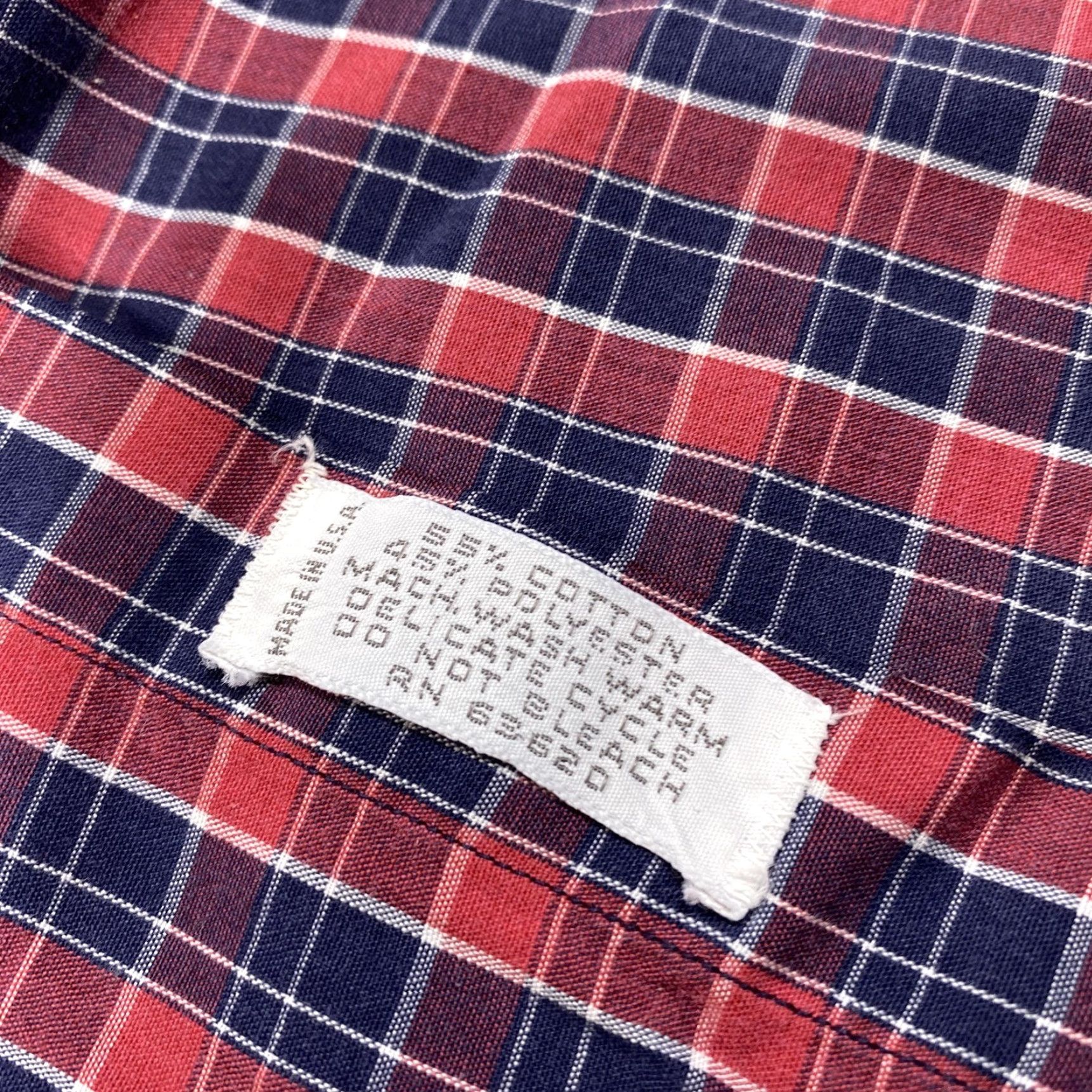 Vintage VINTAGE Gitman Bros. Shirt Mens L Red Plaid Short Sleeve Button-Up Shirt Size US L / EU 52-54 / 3 - 4 Thumbnail
