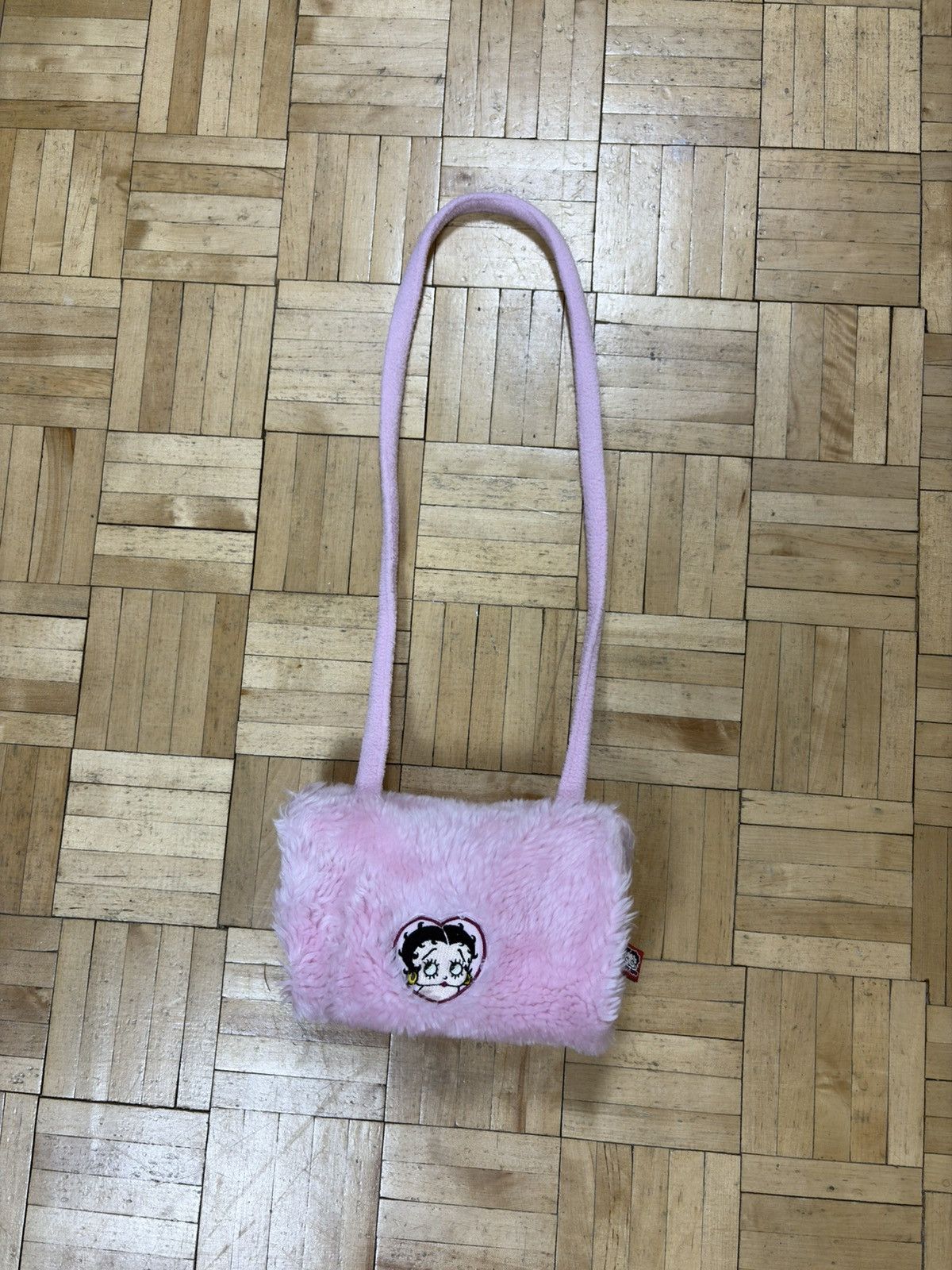 Other 2005 00s Vintage Y2K OG Betty Boop Pink Fuzzy Handwarmer bag Size ONE SIZE - 3 Thumbnail