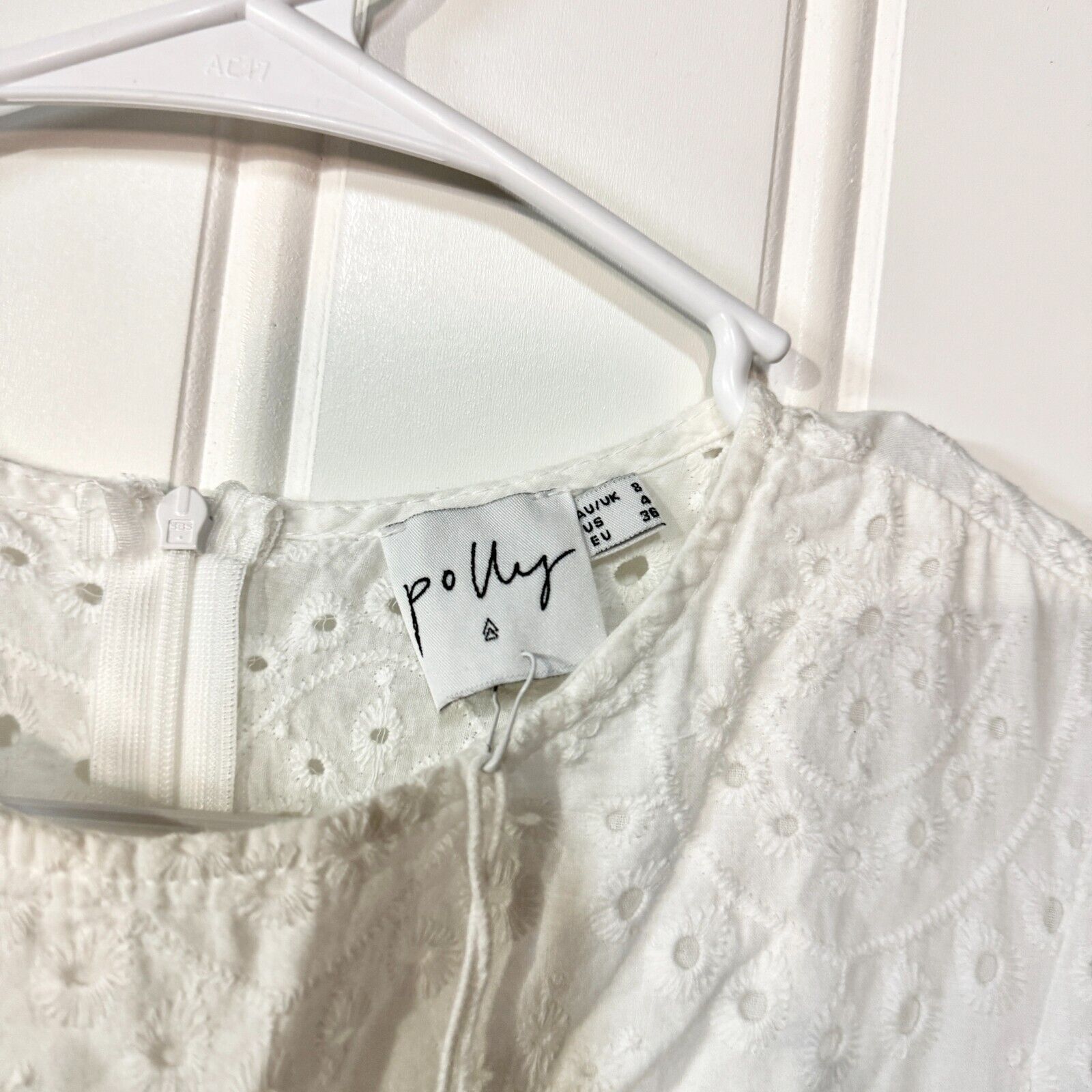 PRINCESS POLLY Princess Polly Dress Size 4 Ruffled Pleated Mini Flared Lace Size S / US 4 / IT 40 - 2 Thumbnail