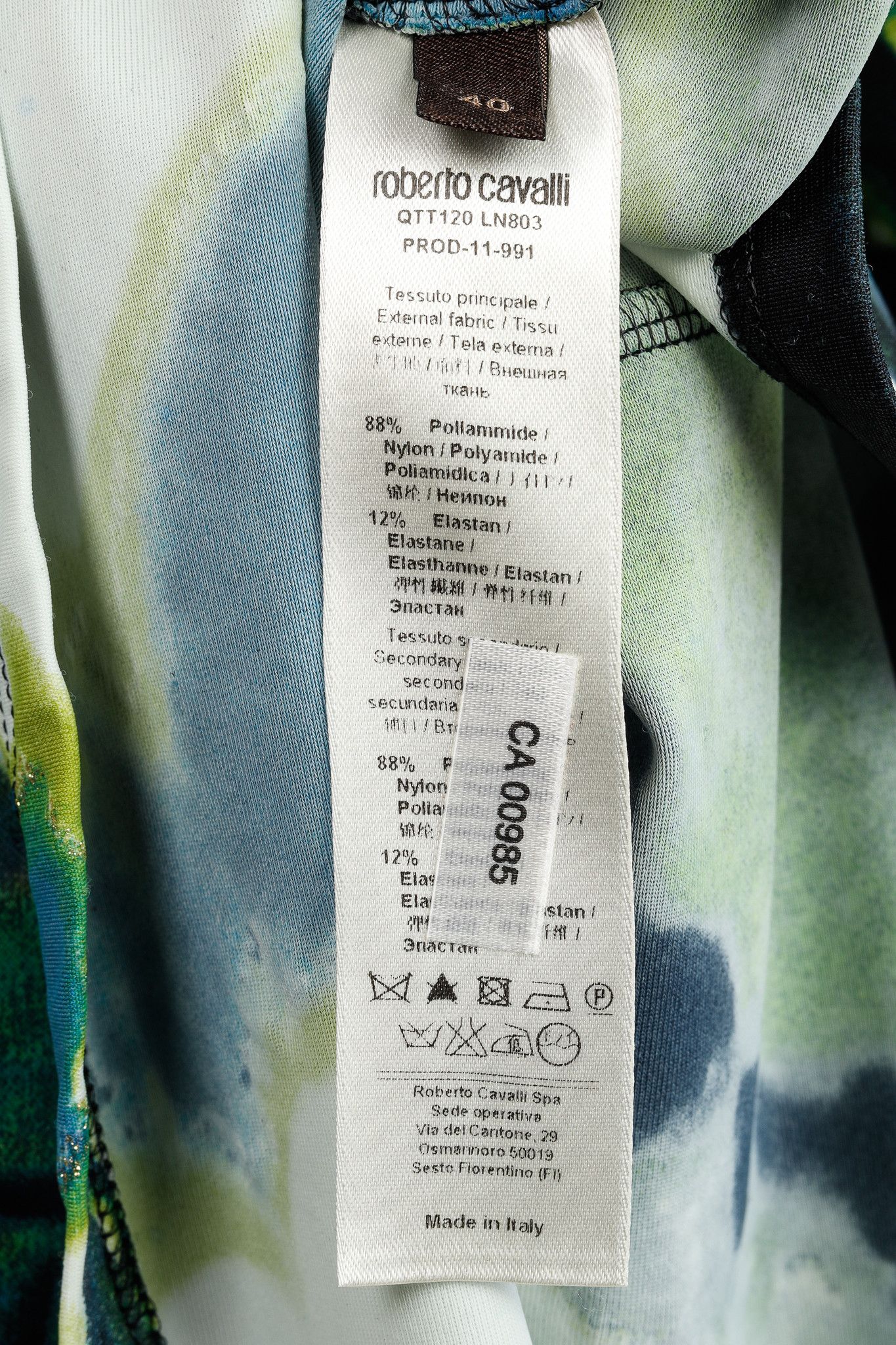 Roberto Cavalli Roberto Cavalli Printed Jersey 3/4-Sleeve Bodycon Dress Size S / US 4 / IT 40 - 12 Thumbnail