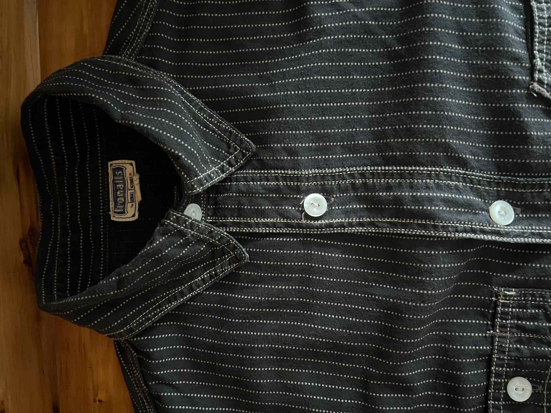 Freewheelers Freewheelers Black Wabash Work Shirt Size US M / EU 48-50 / 2 - 8 Thumbnail