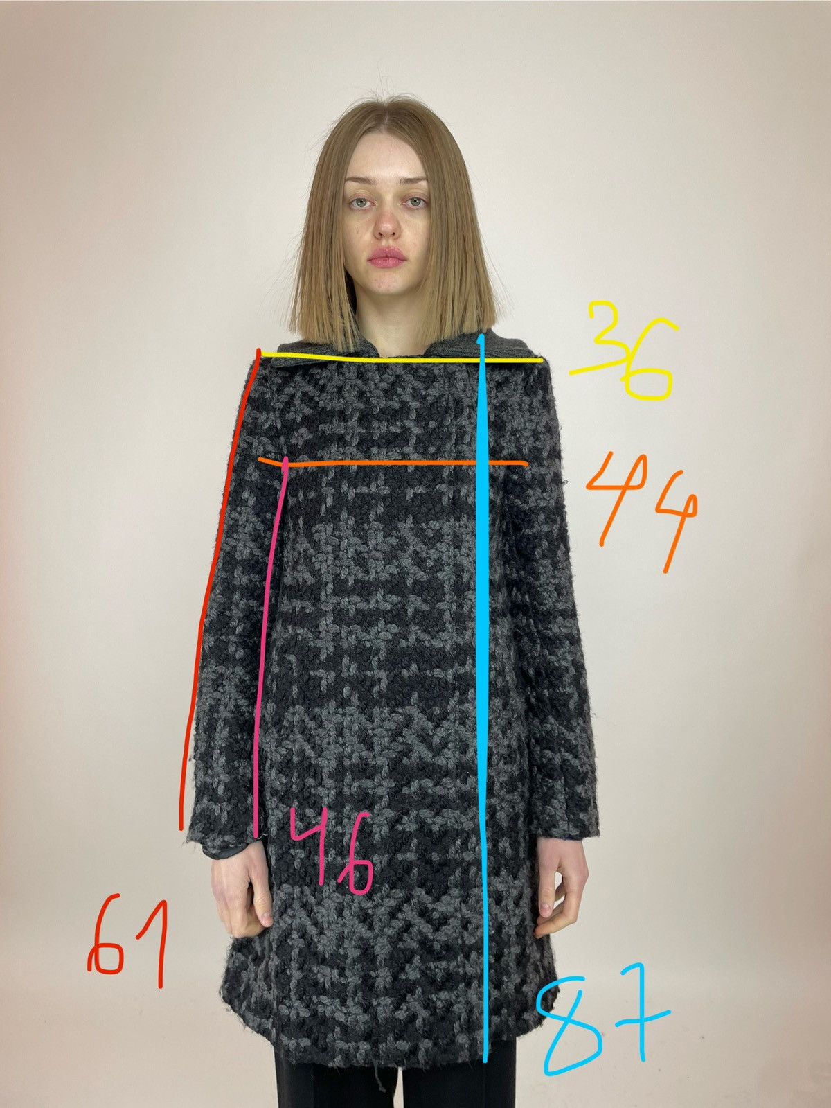 Desigual Desigual Tweed Wool coat Women’s size 38 Size XS / US 0-2 / IT 36-38 - 15 Thumbnail