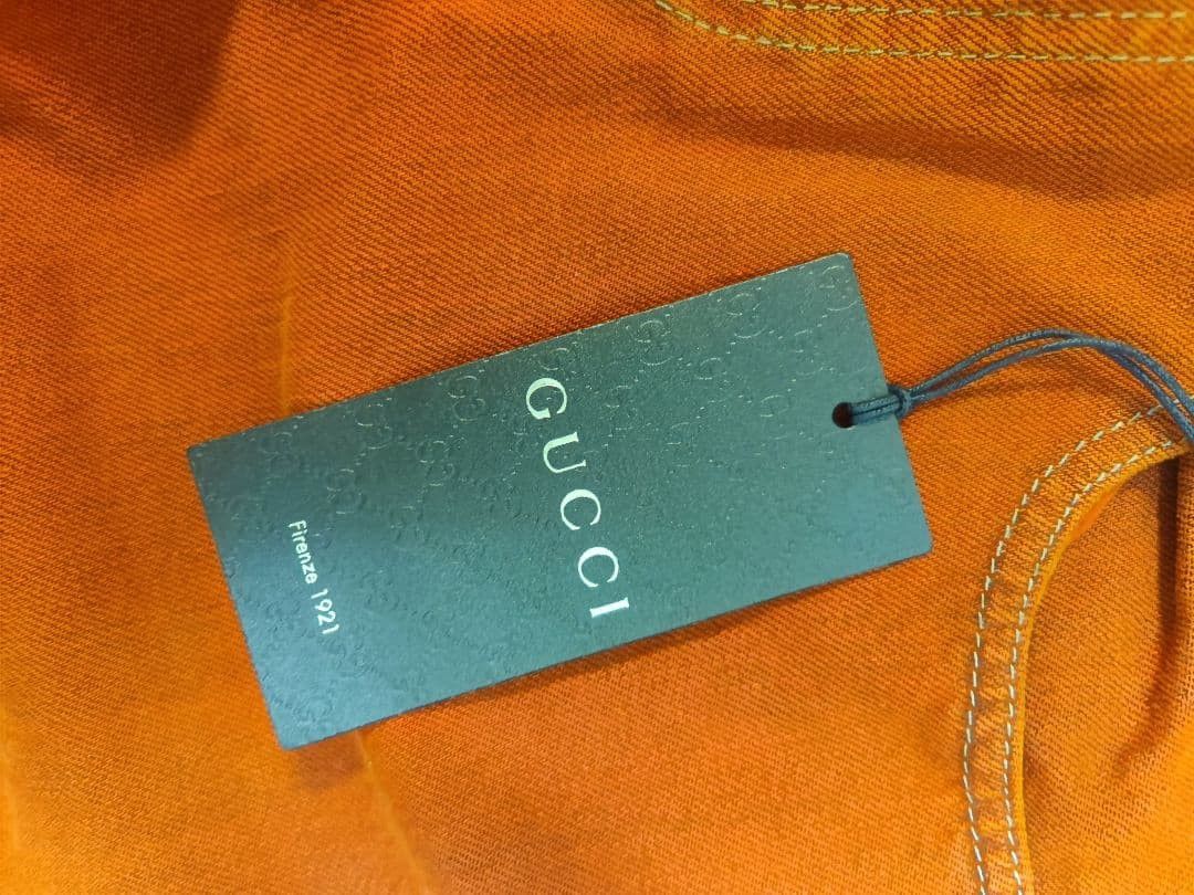 Gucci Gucci Orange Denim Jeans 48 New with Tags Size US 32 / EU 48 - 2 Thumbnail