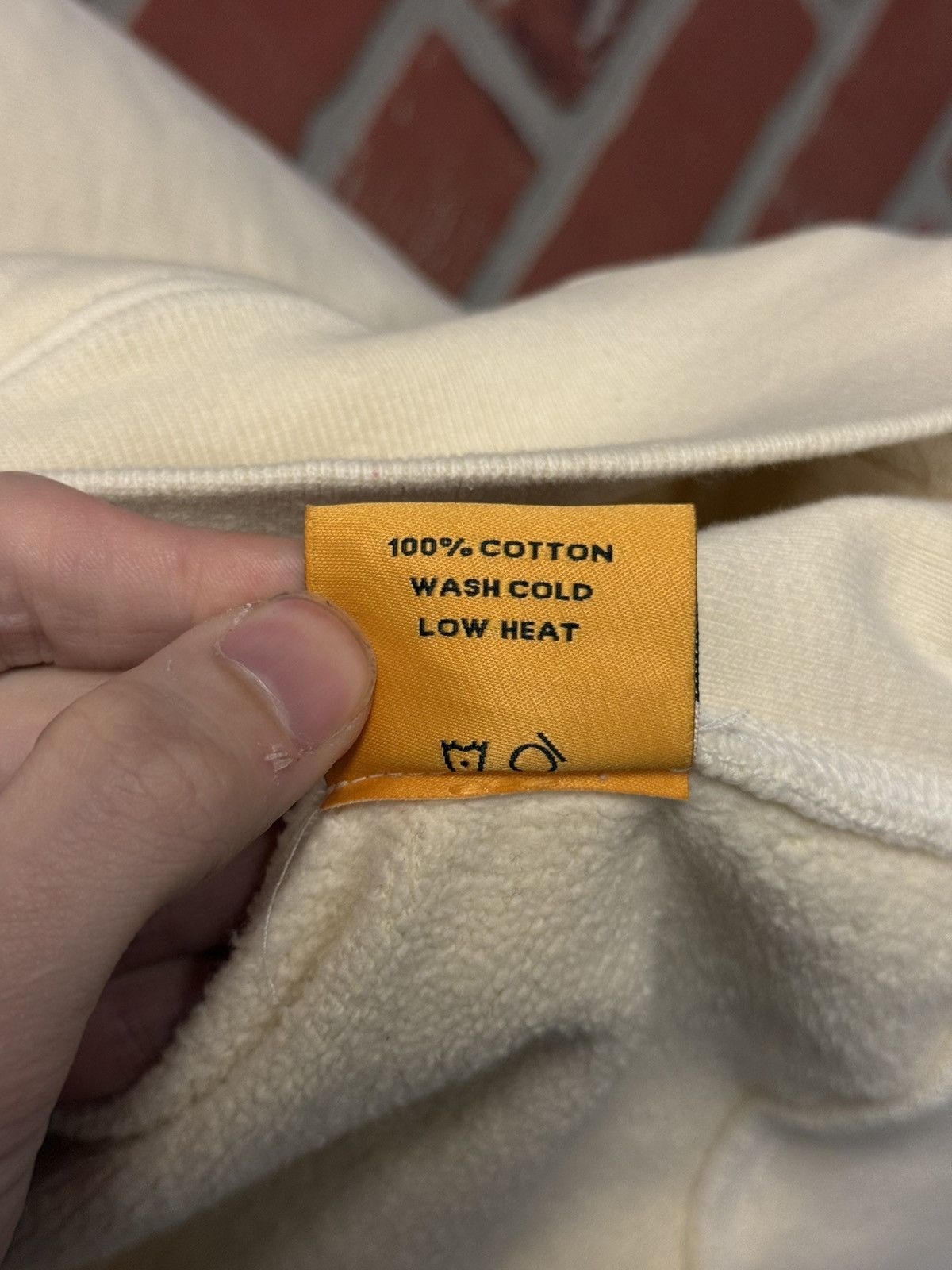Gallery Dept. Gallery DEPT Cream Hoodie Size Small Few Marks Size US S / EU 44-46 / 1 - 20 Thumbnail