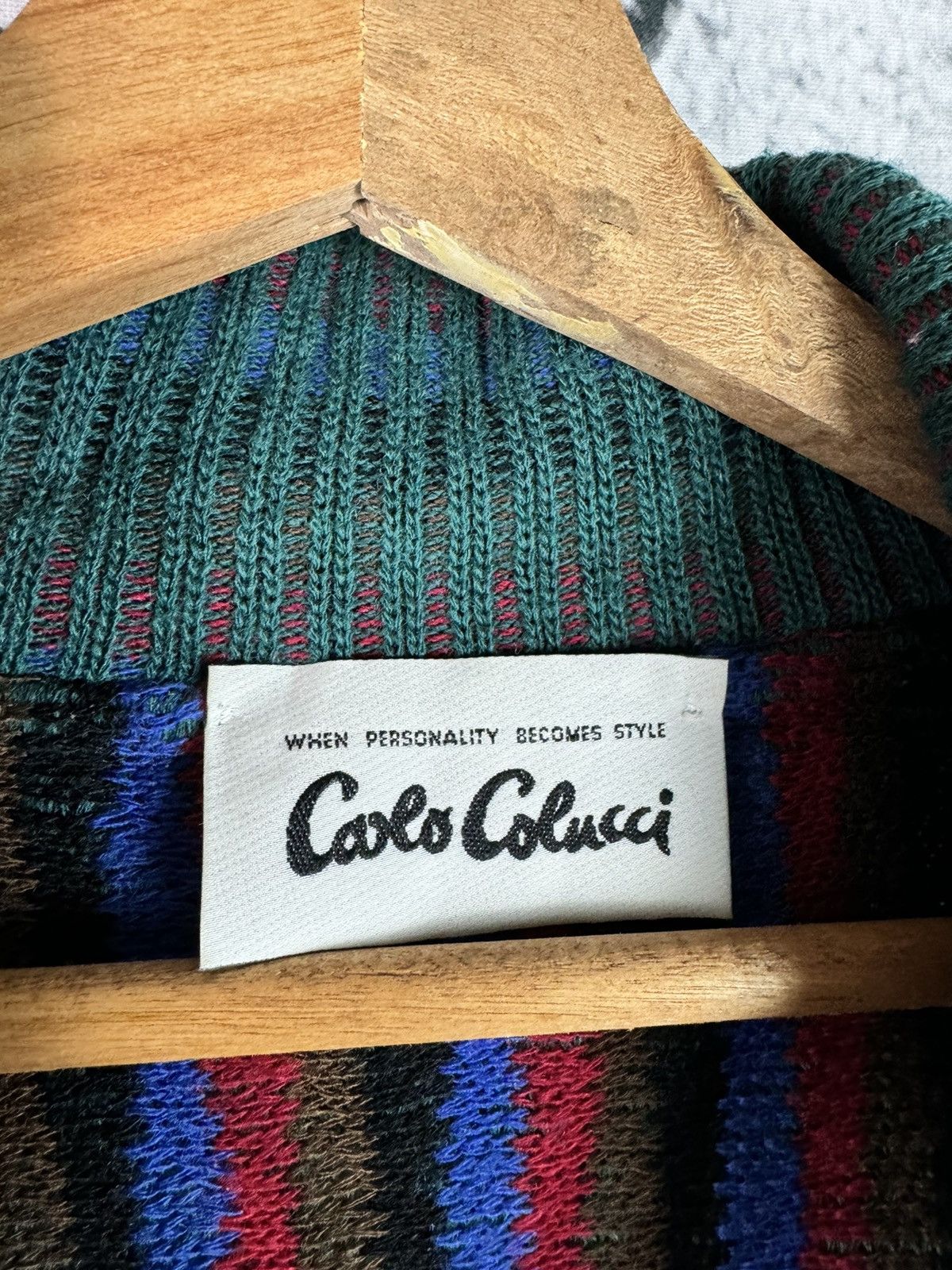 Carlo Colucci × Vintage Carlo Colucci Vintage Cardigan sweater retro 90s 00s Size US M / EU 48-50 / 2 - 3 Thumbnail