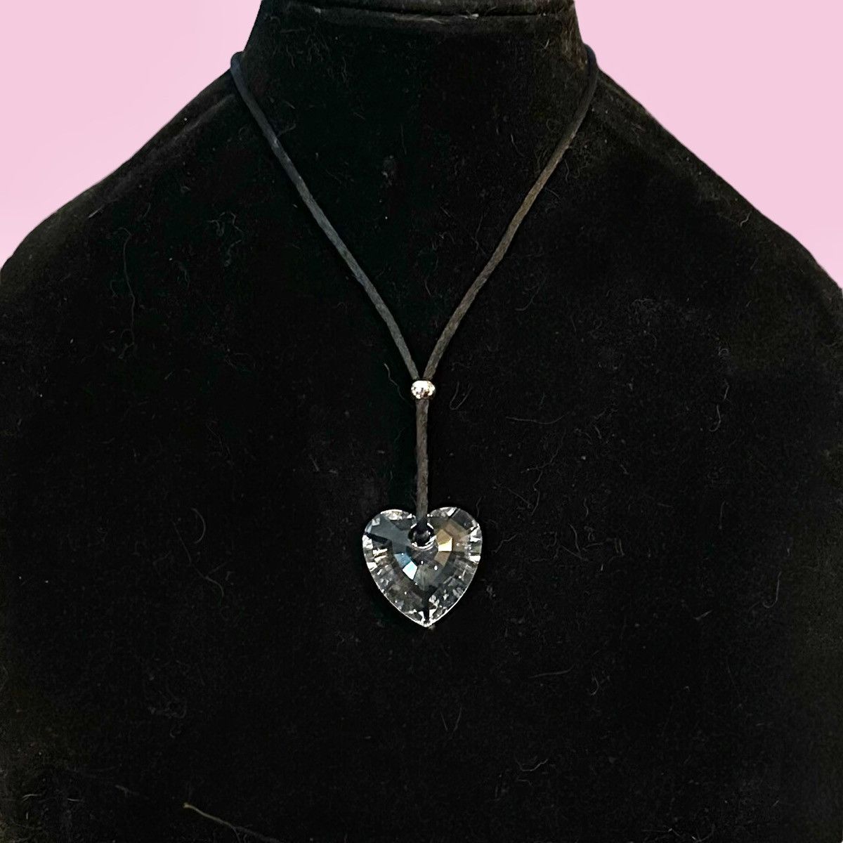 Swarovski Swarovski crystal heart pendant cord necklace Size ONE SIZE - 1 Thumbnail