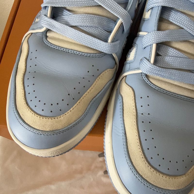 Louis Vuitton Louis Vuitton Trainer Blue Fashion Sneakers for Men -2508 Size US 8 / EU 41 - 5 Thumbnail
