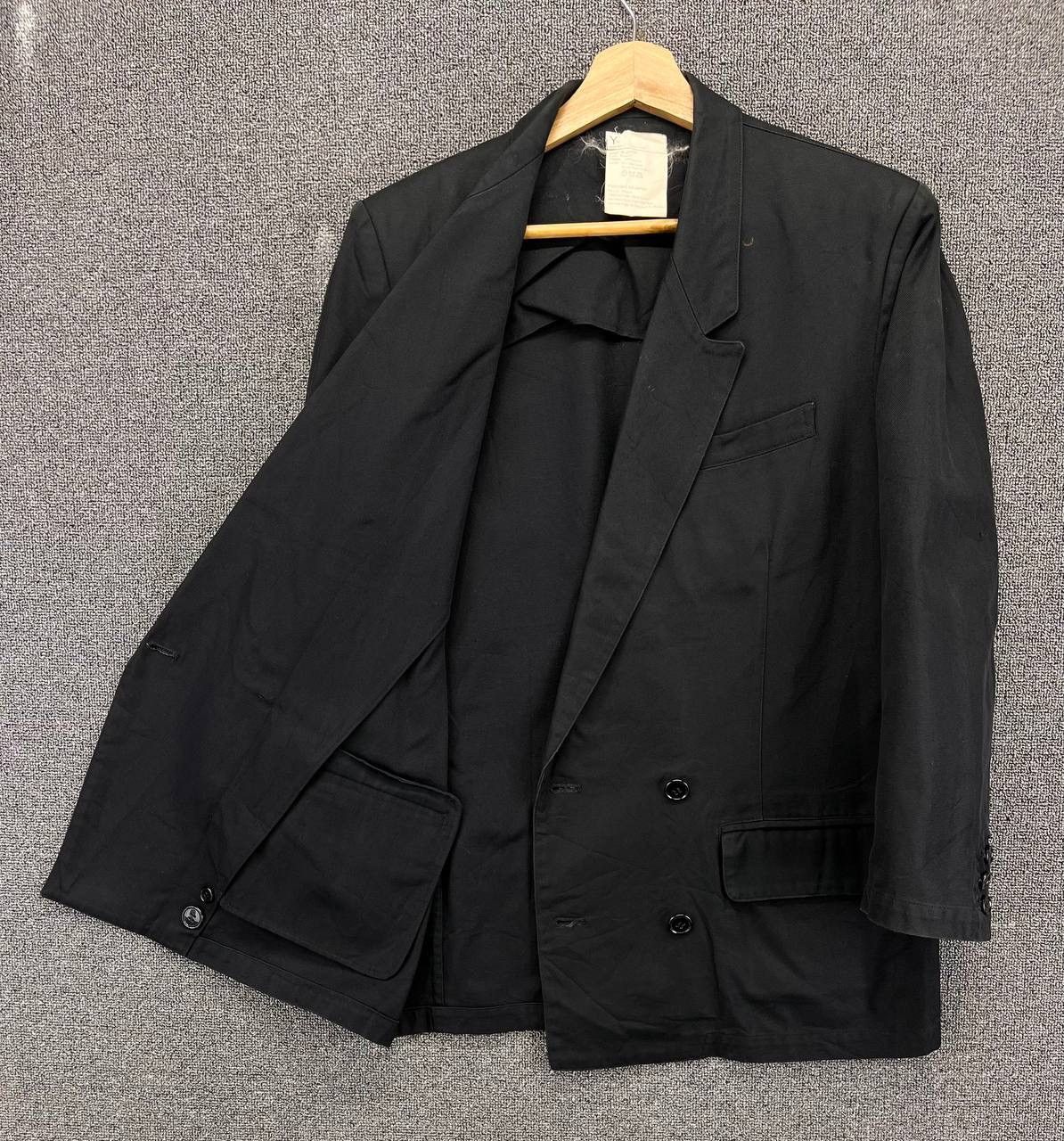 Yohji Yamamoto Vintage 90s Yohji Yamamoto Rare Double Breasted Coat Jacket Size US M / EU 48-50 / 2 - 6 Thumbnail