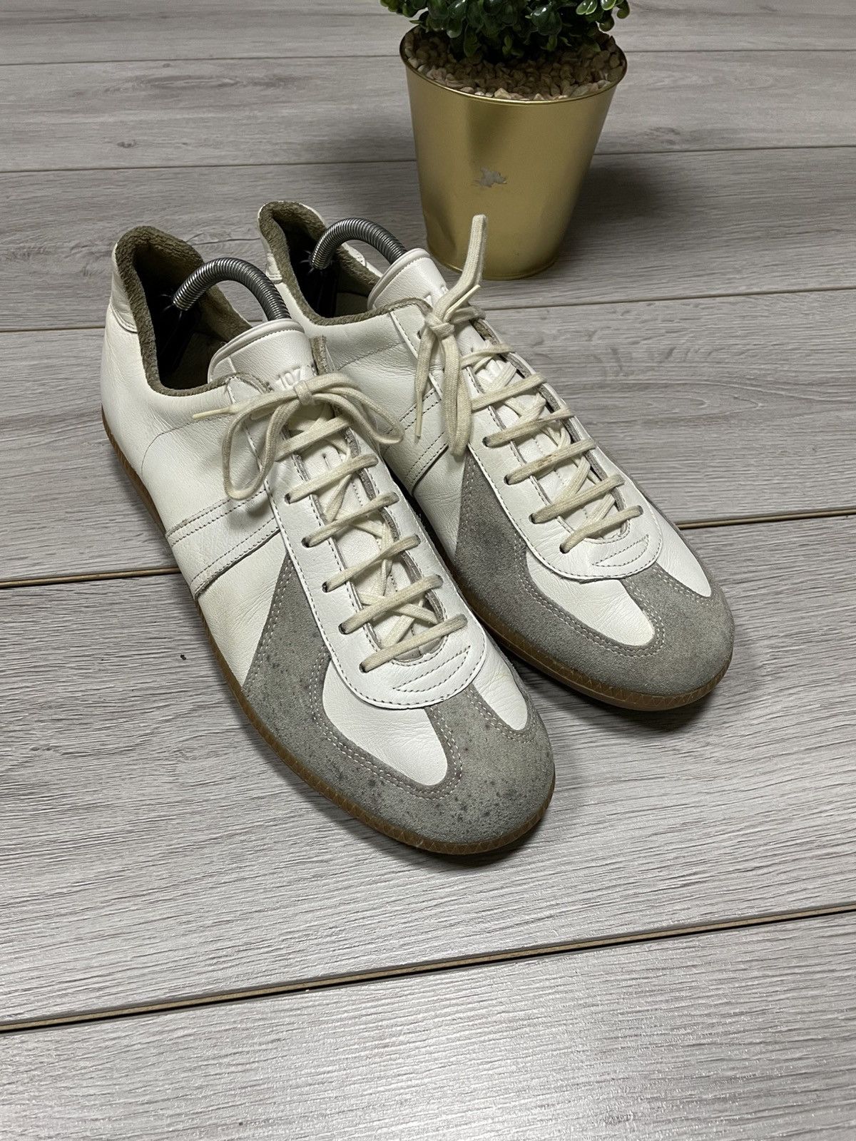 Vintage GAT Bw-sport 285 Margiela style vintage leather trainers Size US 11.5 / EU 44-45 - 2 Thumbnail