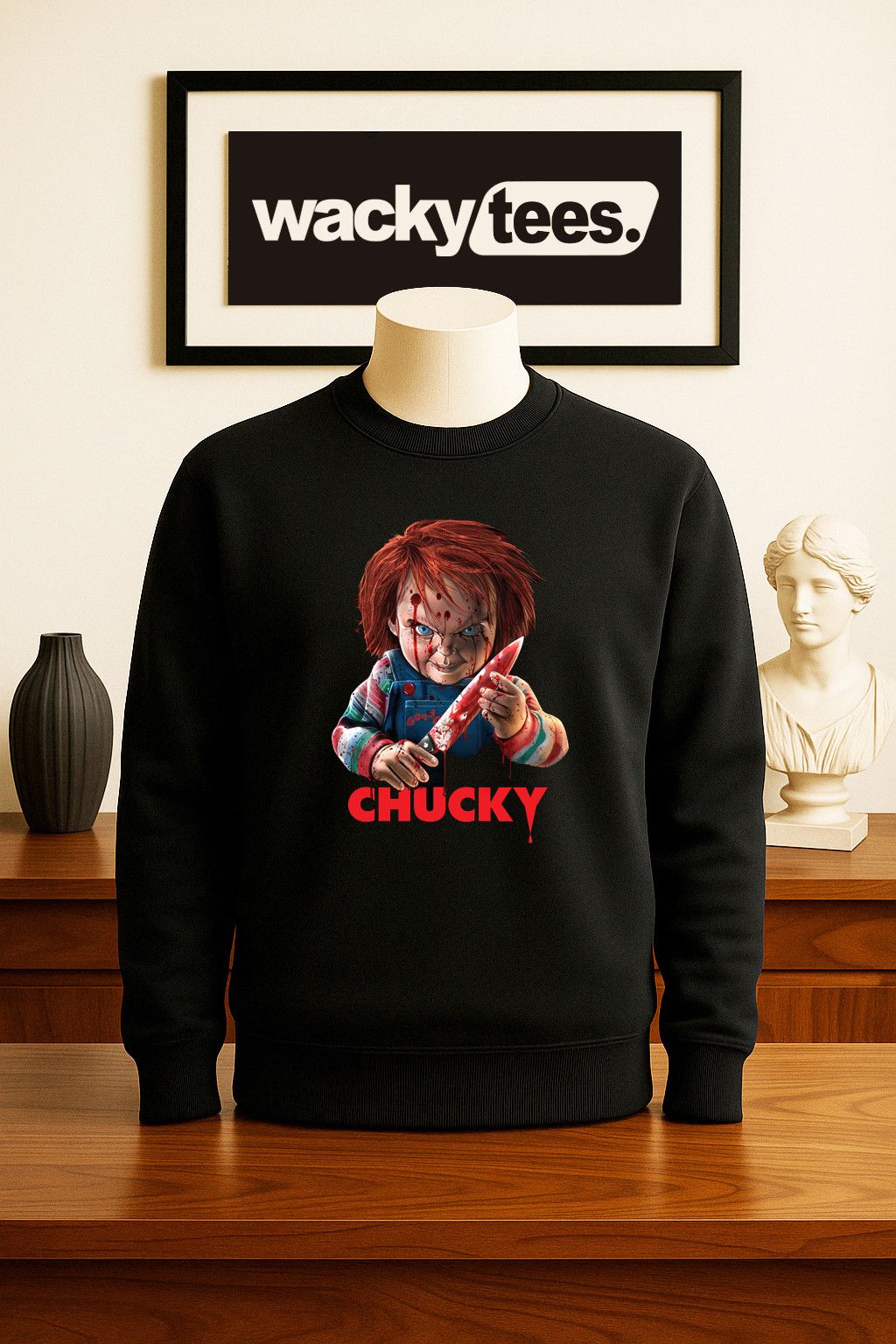 Other Chucky The Good Guy Ready To Play Horror Graphic Tee Shirt Size US L / EU 52-54 / 3 - 3 Thumbnail