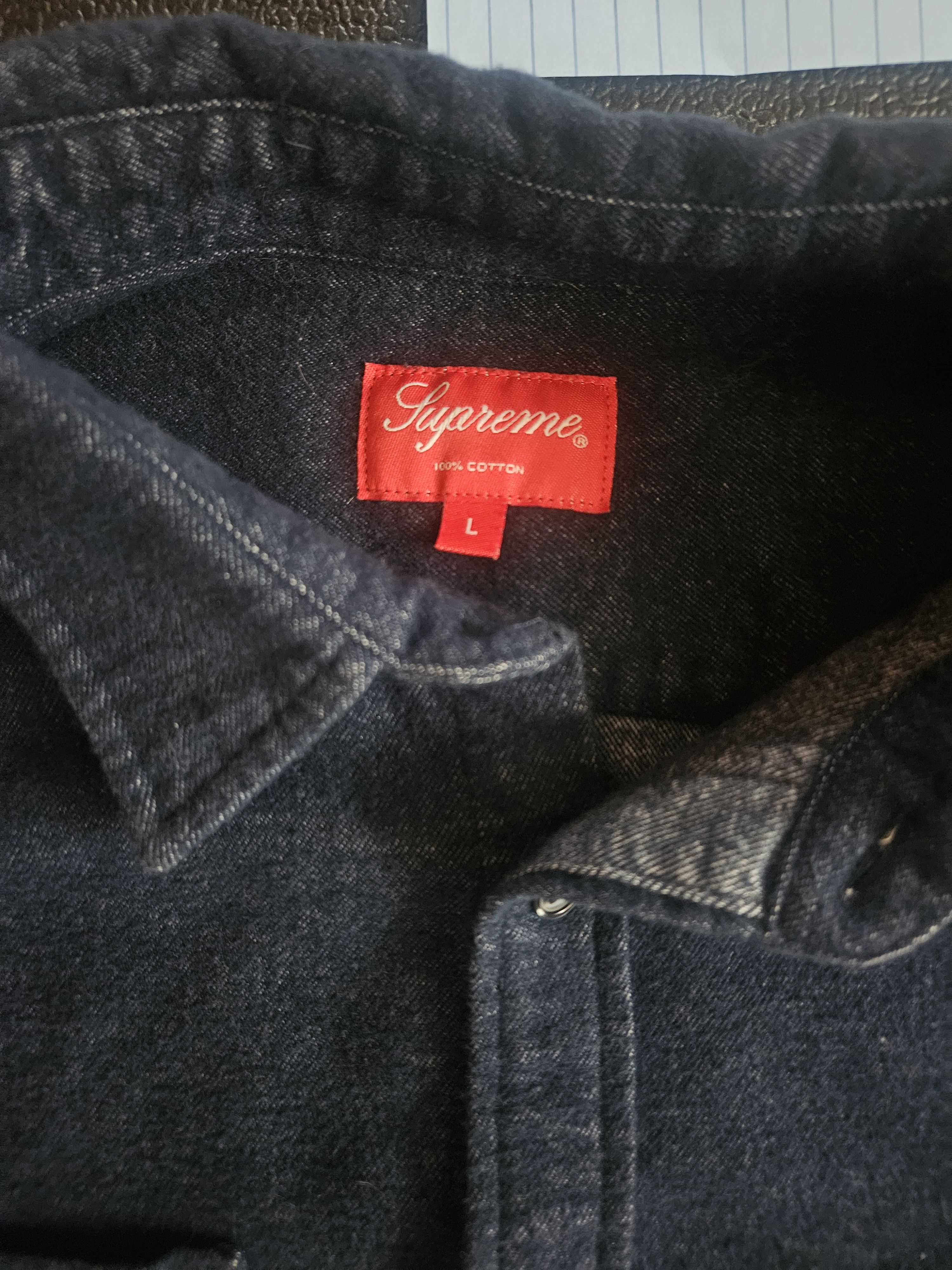 Supreme Supreme Denim Style Button-Up - Size Large Size US L / EU 52-54 / 3 - 3 Thumbnail